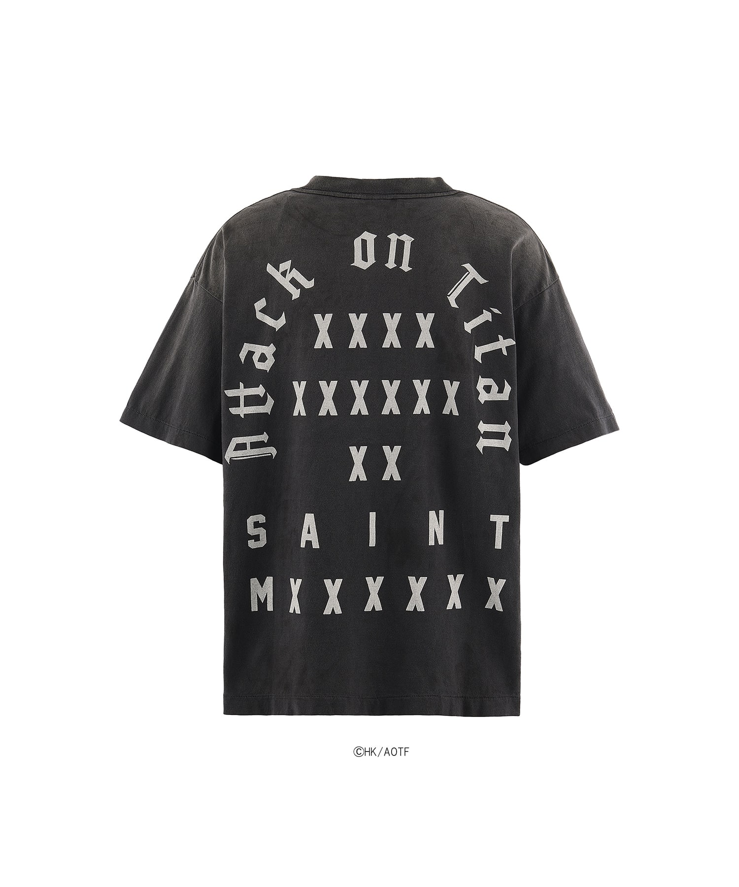 【セントマイケル】SM-MK8-0000-C77/AOT_SS TEE/ATTACK ON TITAN/BLK SAINT MXXXXXX