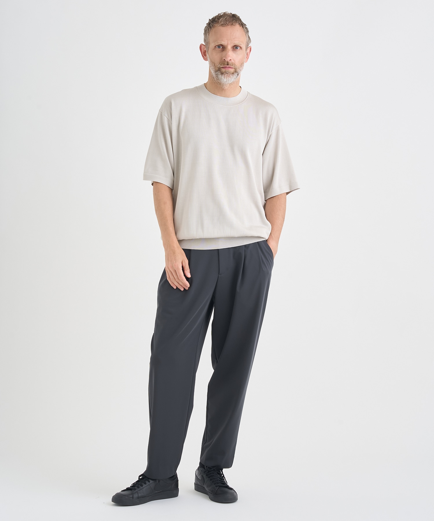 Washable Silk Knit S/S PO THE TOKYO