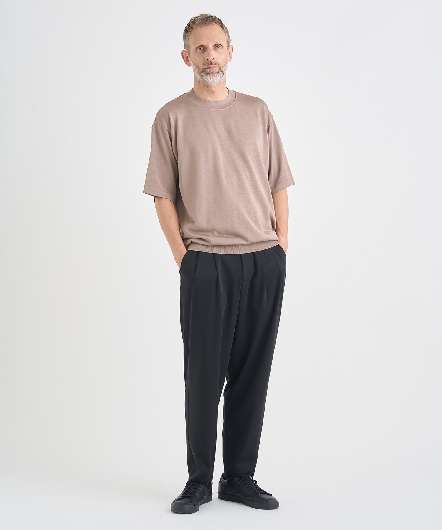 Washable Silk Knit S/S PO THE TOKYO