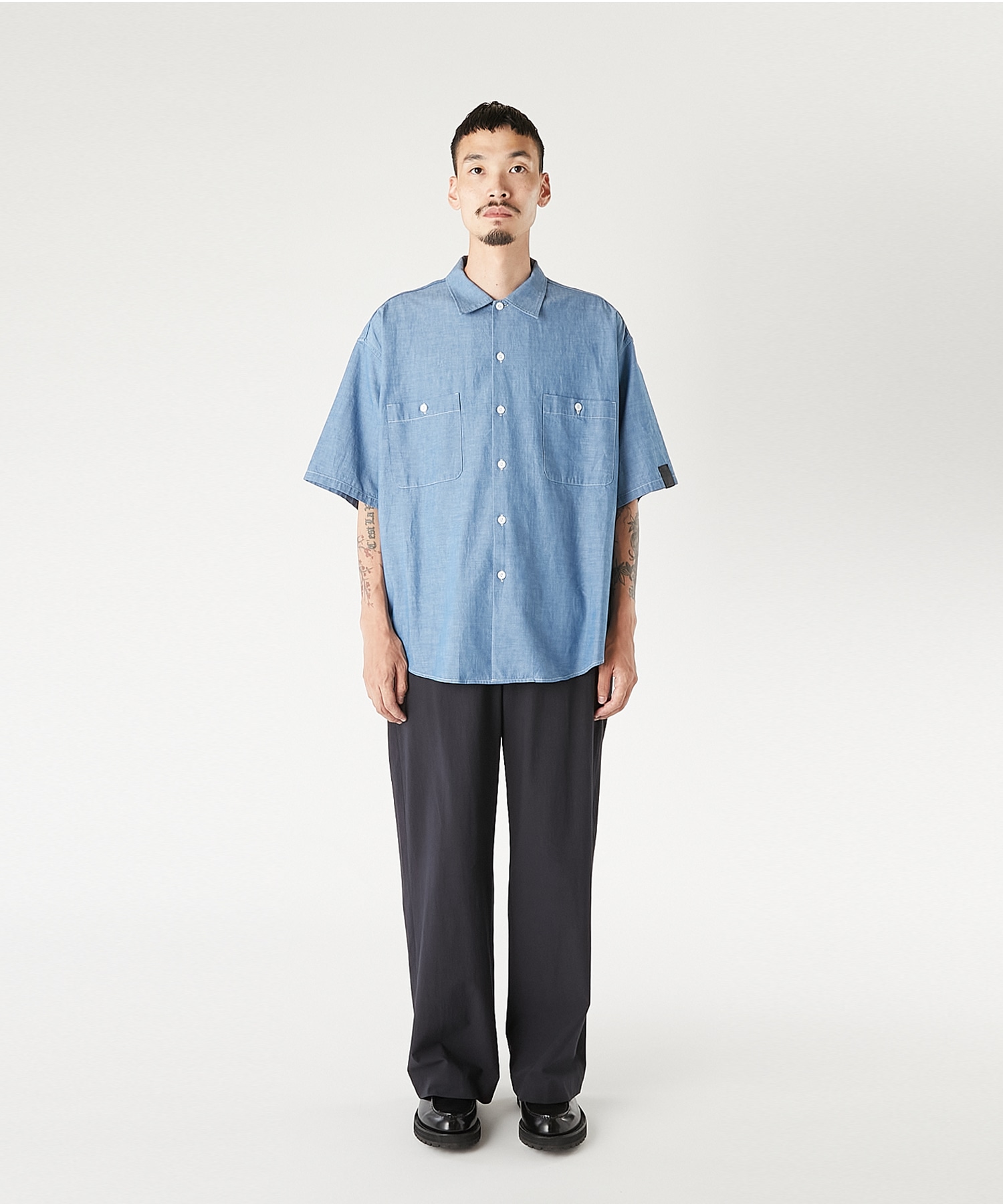 【エヌハリウッド】2261-SH60-027 HALF SLEEVE SHIRT N.HOOLYWOOD