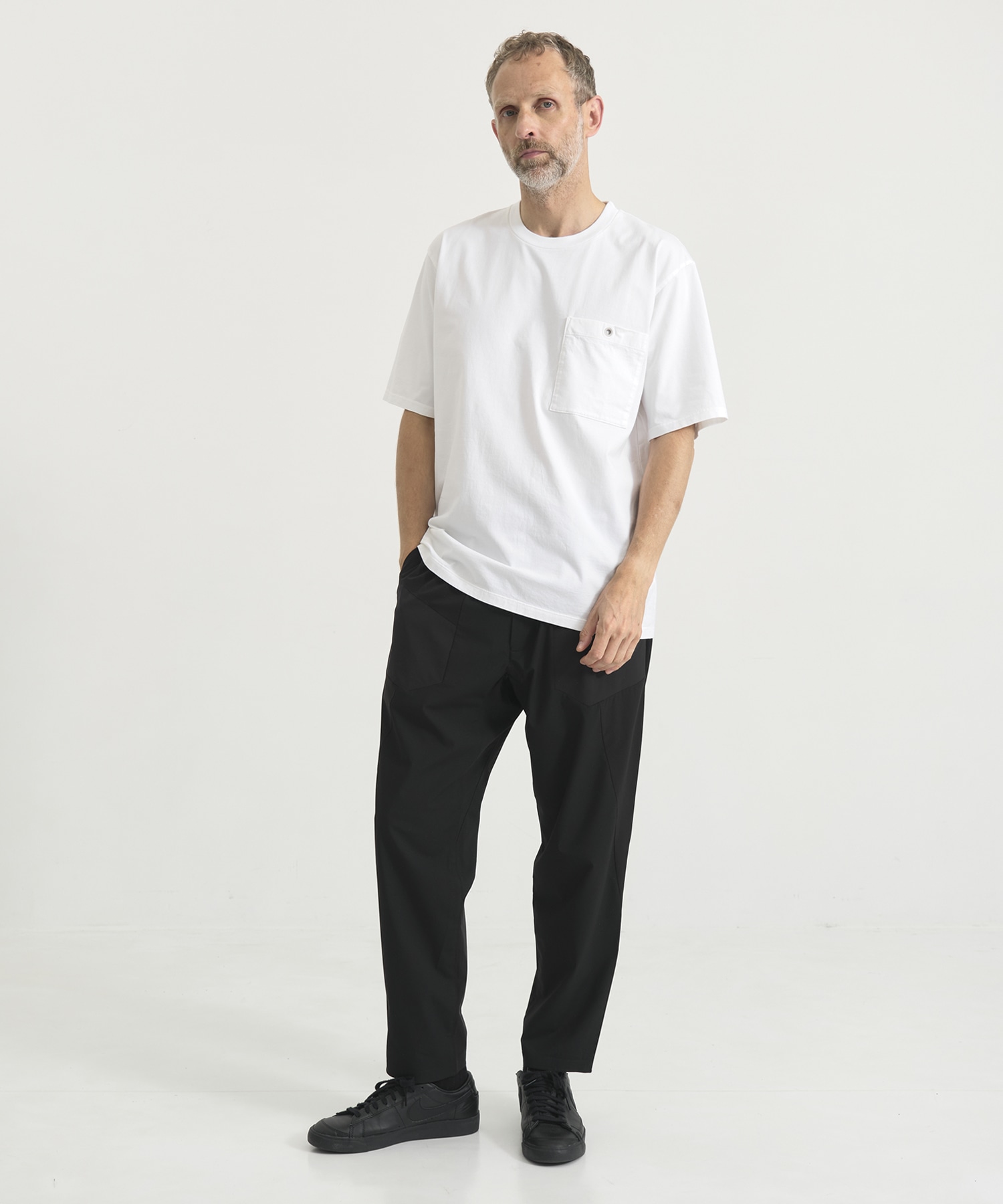 別注 ONE EYELET POCKET TEE White Mountaineering