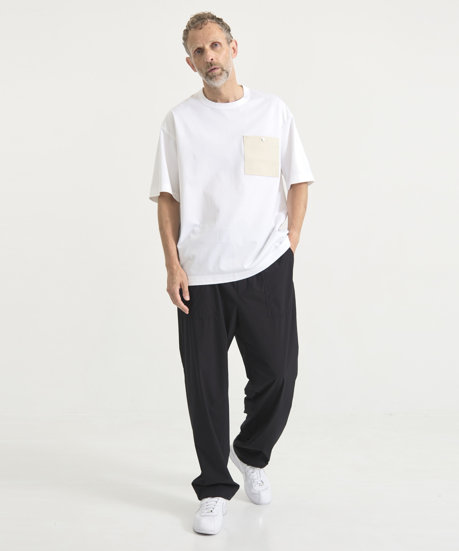 『もう、汗らない』SOLOTEX Jersey Washable Neo Leather Pocket T-Shirts THE TOKYO