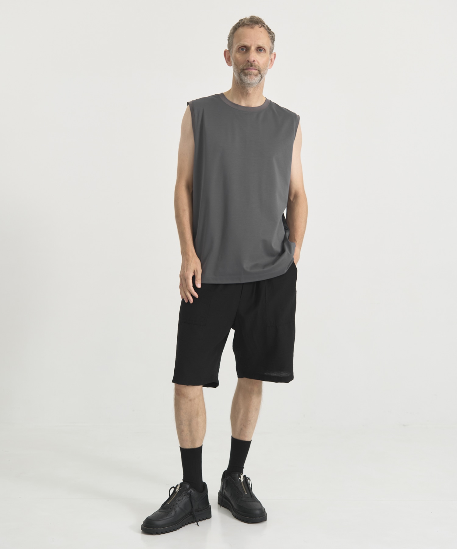 『もう、汗らない』SOLOTEX Jersey Sleeveless T-Shirts THE TOKYO