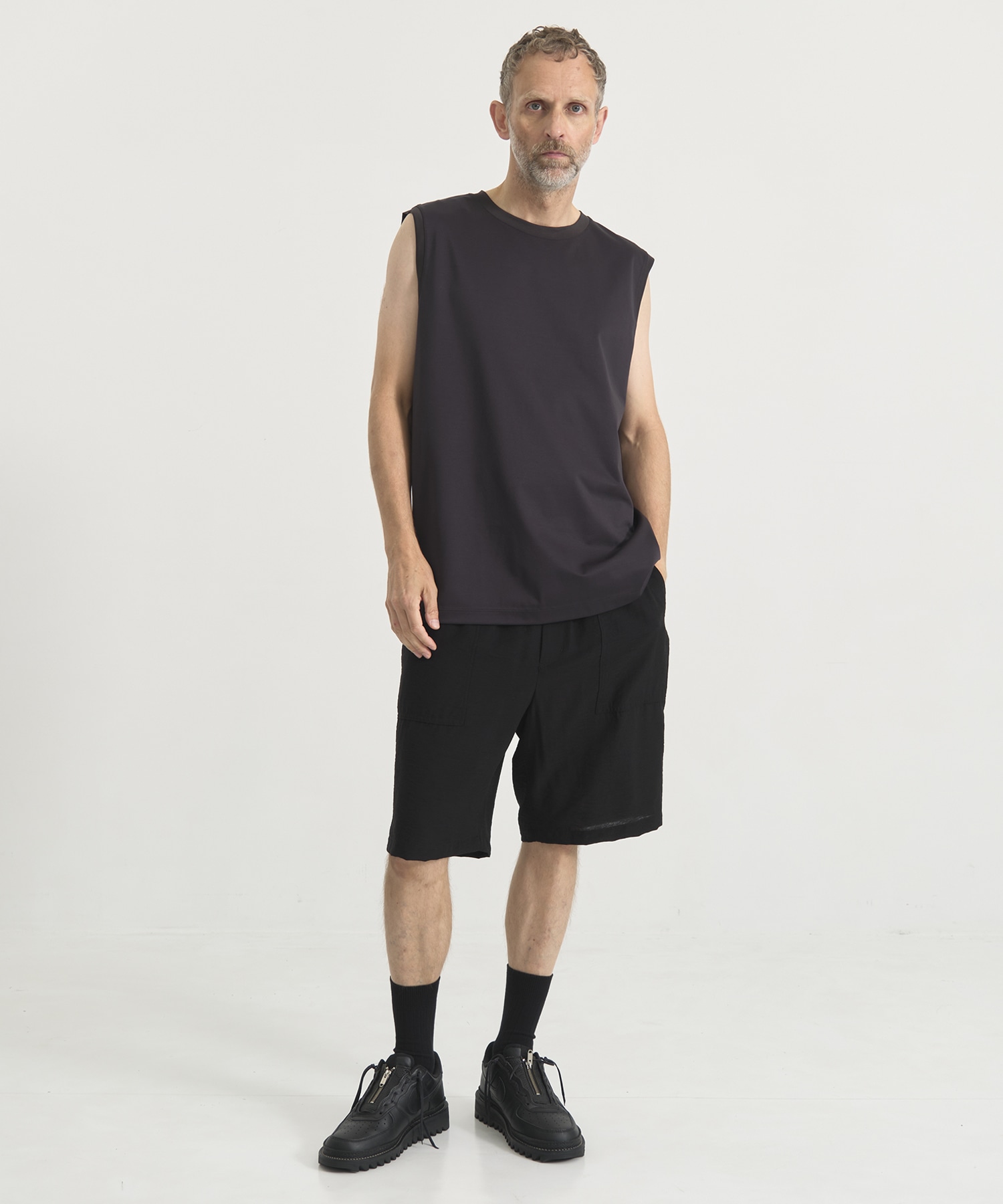 『もう、汗らない』SOLOTEX Jersey Sleeveless T-Shirts THE TOKYO