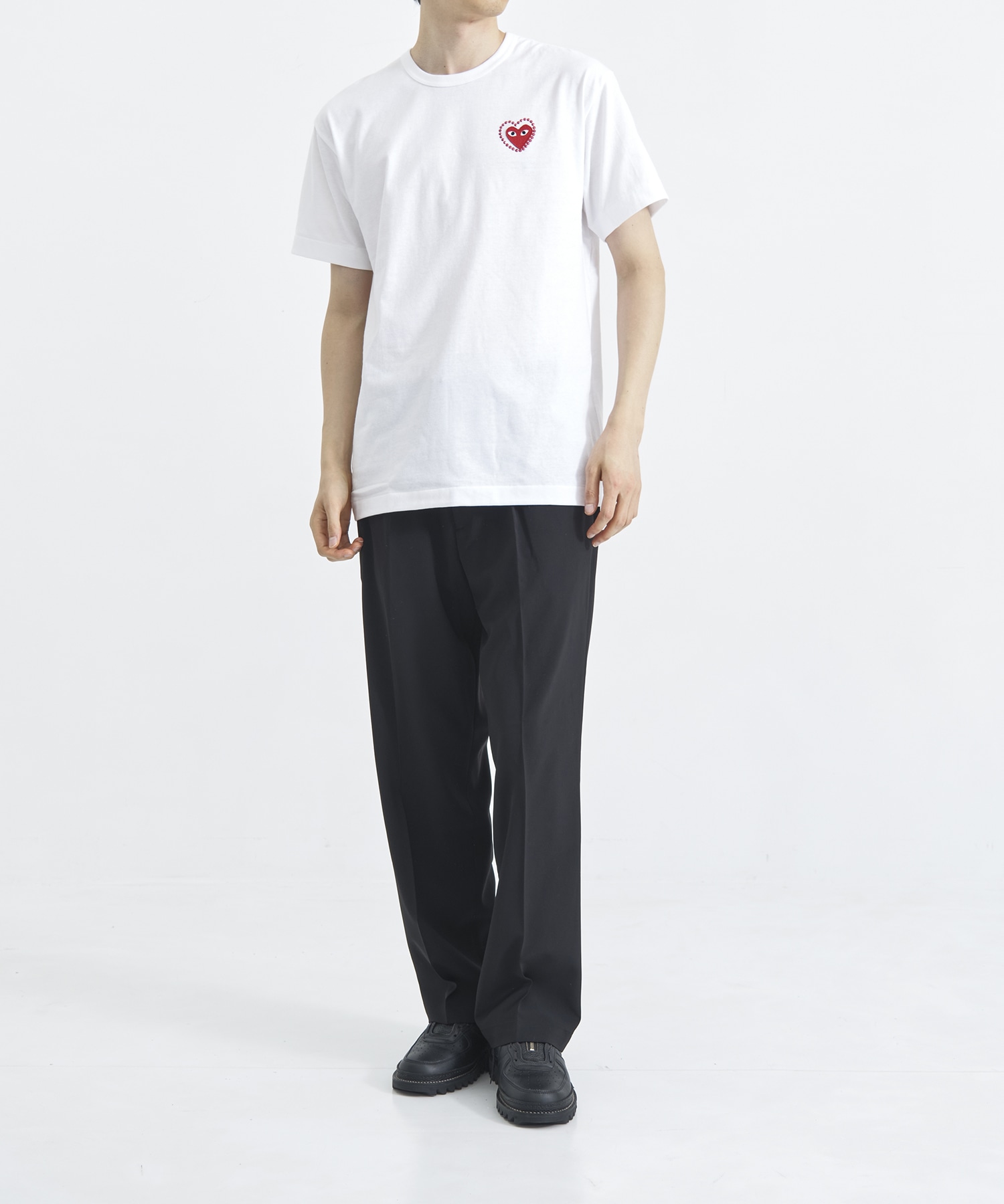 T-SHIRT METALSTONE METALSTONE HEART PLAY COMME des GARCONS