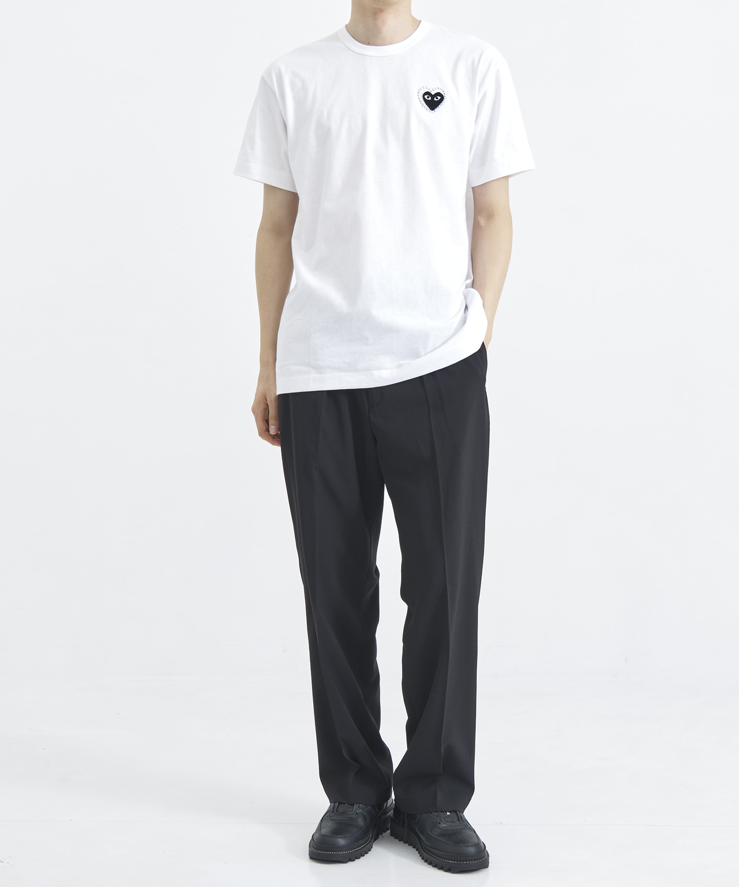 T-SHIRT METALSTONE METALSTONE HEART PLAY COMME des GARCONS