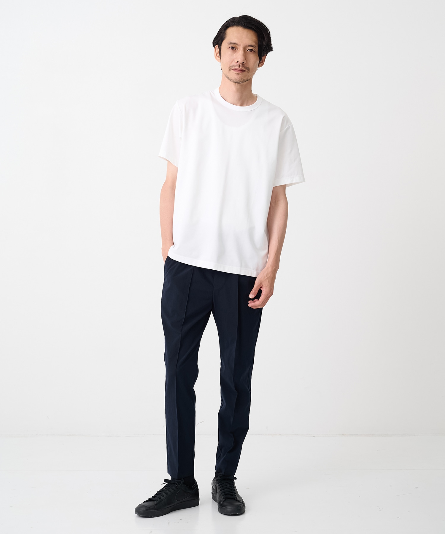 着た方が涼しい Pintucrease Tapered Pants THE TOKYO