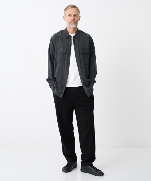 COTTON DOUBLE FACE LOUNGE TROUSERS ATTACHMENT