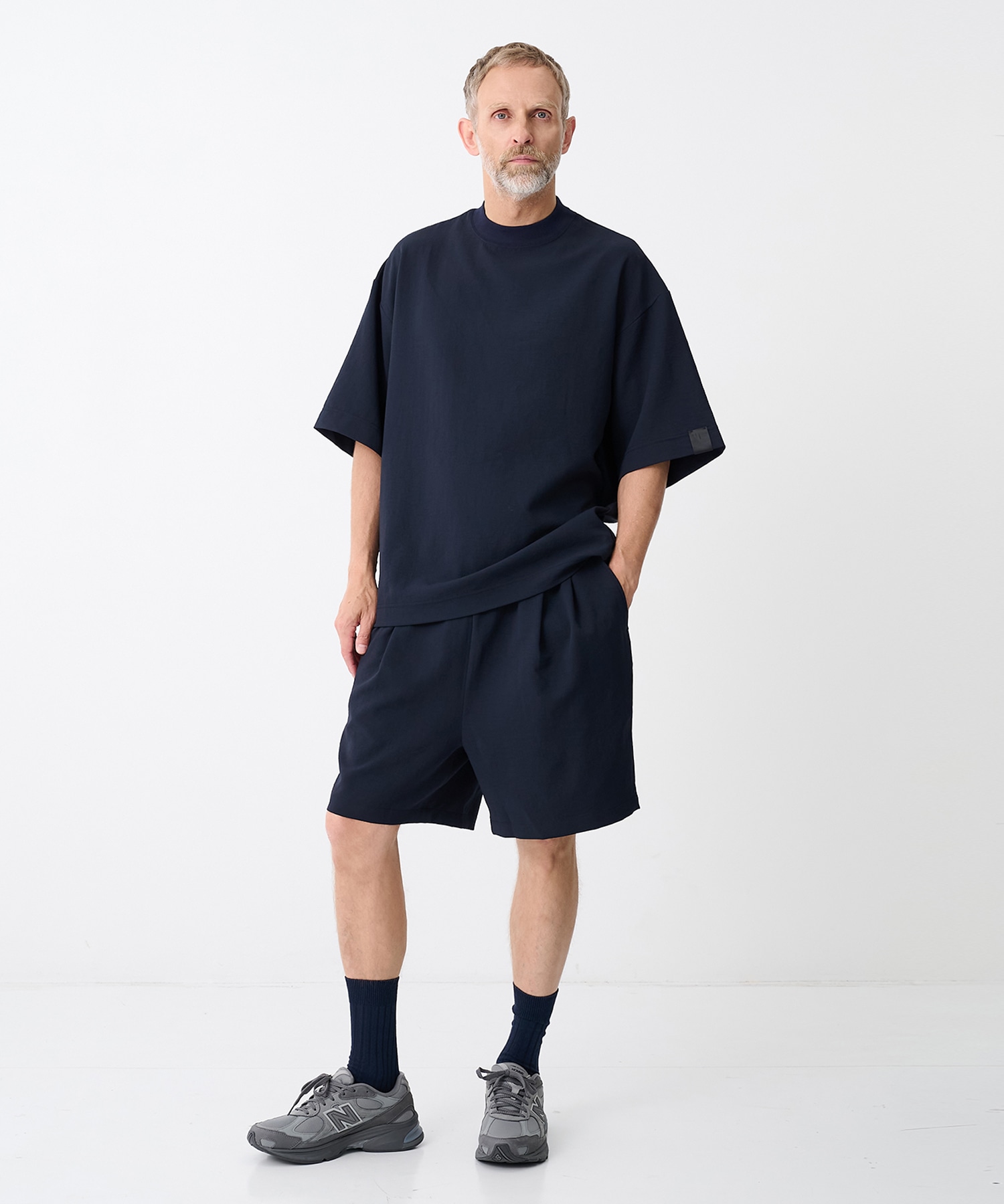 【エヌハリウッド】2261-CP50-010 2TUCK EASY HALF PANTS N.HOOLYWOOD
