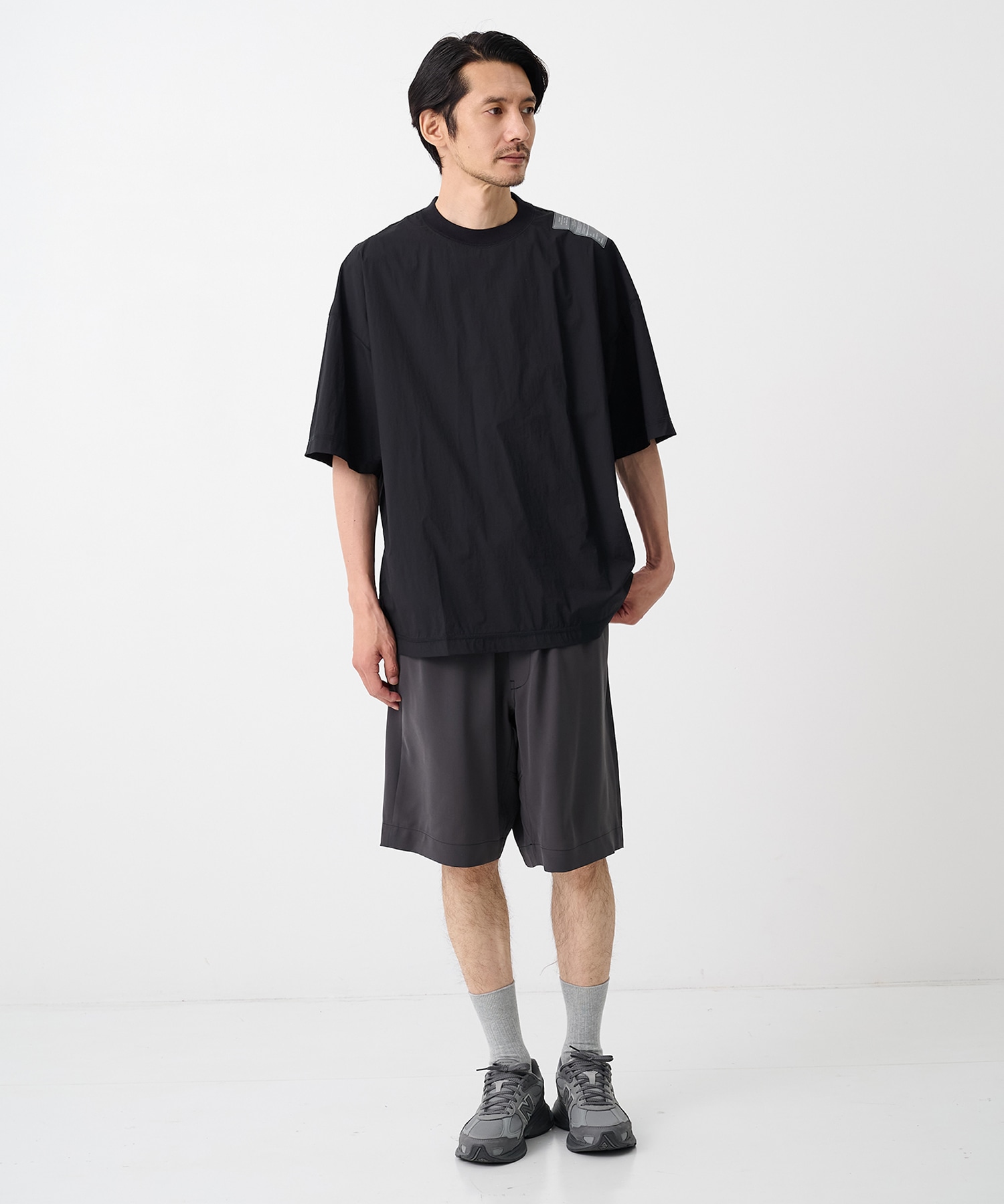 【エヌハリウッド】2261-CP54-011 WEBBING BELT HALF PANTS N.HOOLYWOOD