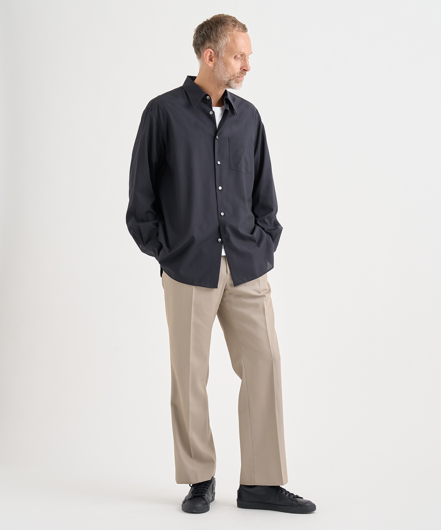 別注REGULAR COLLAR RELAX FIT SHIRT IRENISA