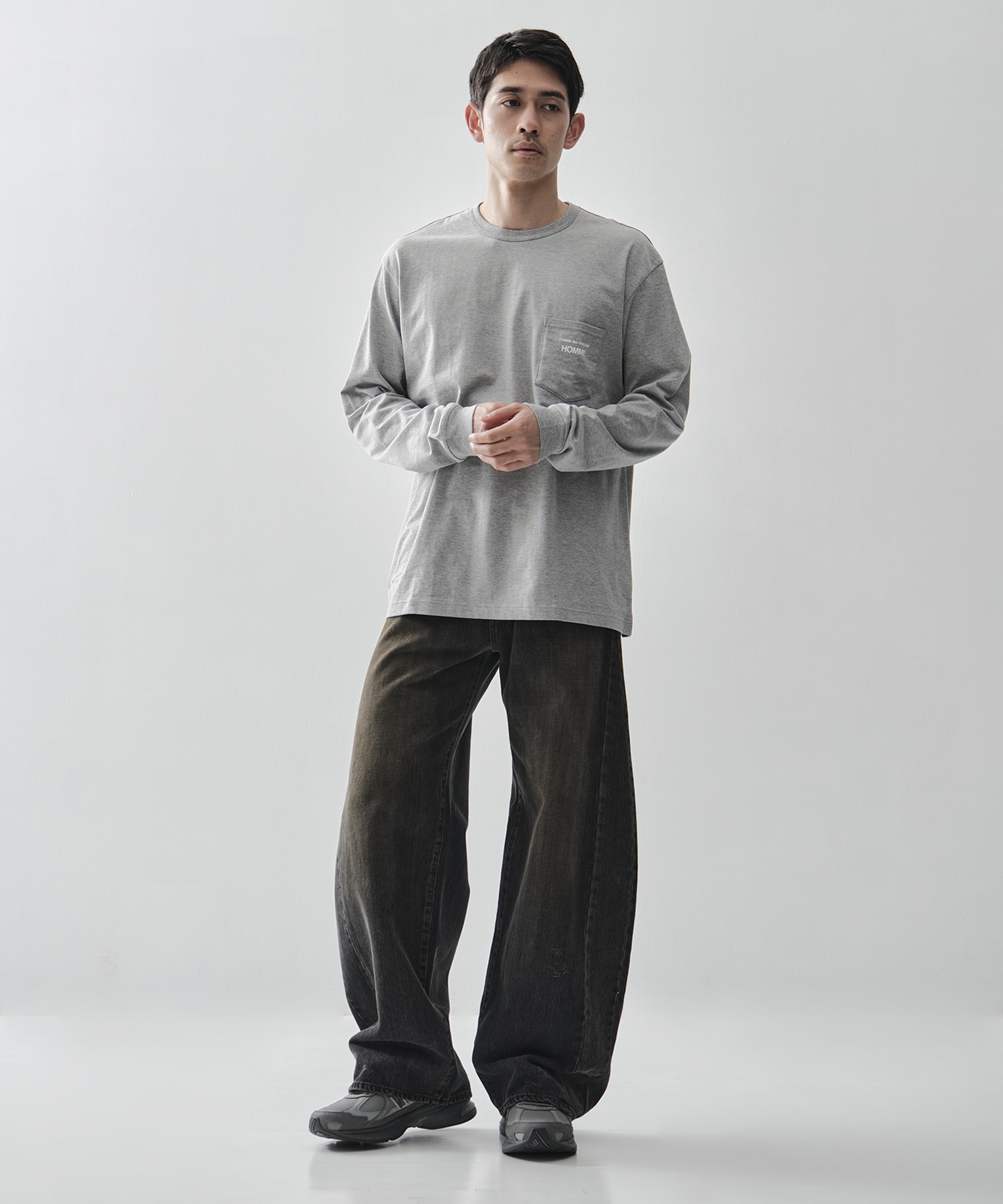 【コムデギャルソンオム】HP-T102-051 L/S TEE COMME des GARCONS HOMME