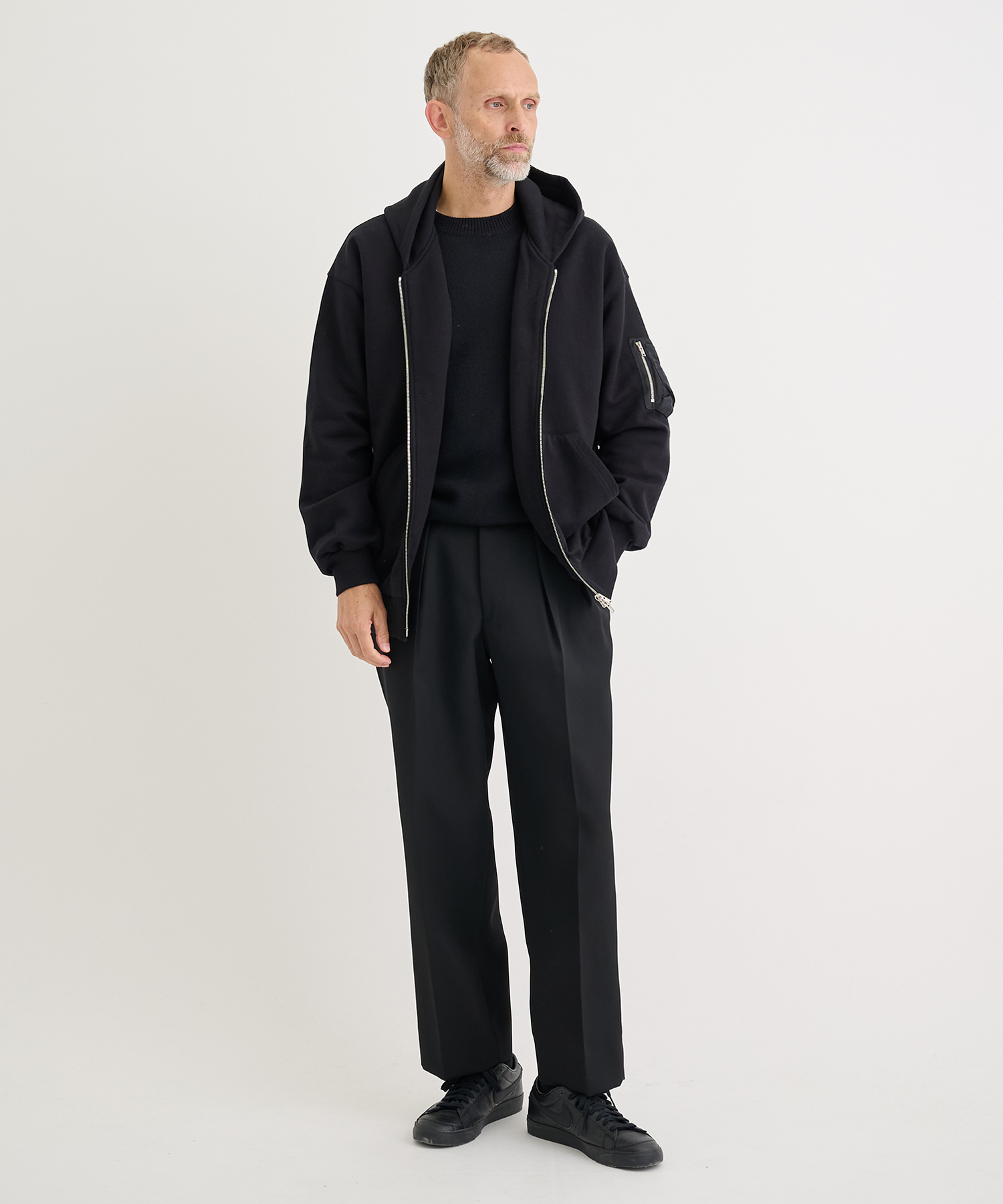 別注 CIGAR POCKET ZIP UP HOODIE CINOH