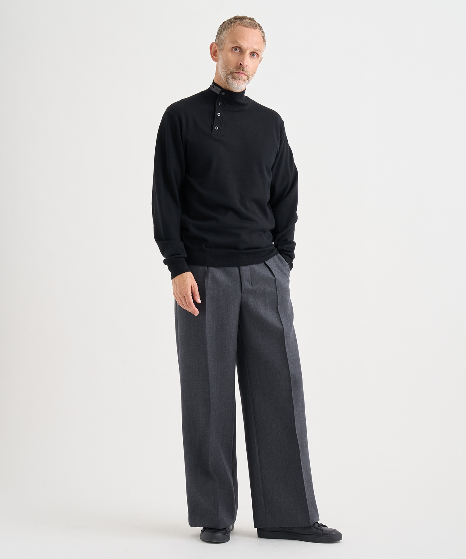 別注WOOL HIGH-NECK KNIT PULLOVER IRENISA