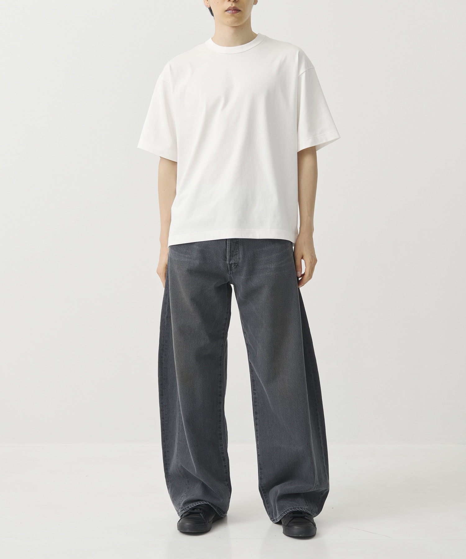 DEFORMATION WIDE DENIM JEANS ssstein