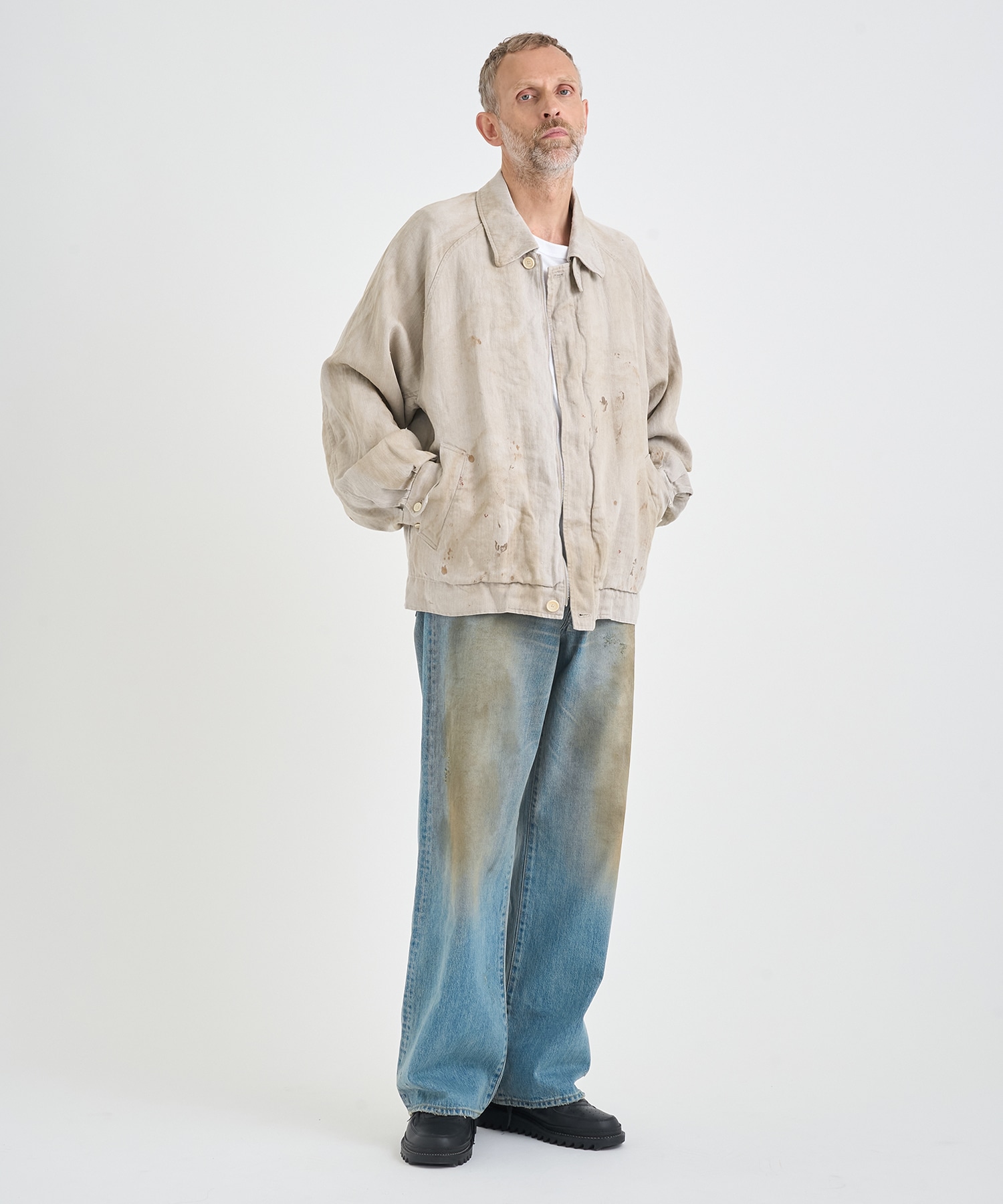 LOOSE DENIM JEANS ssstein
