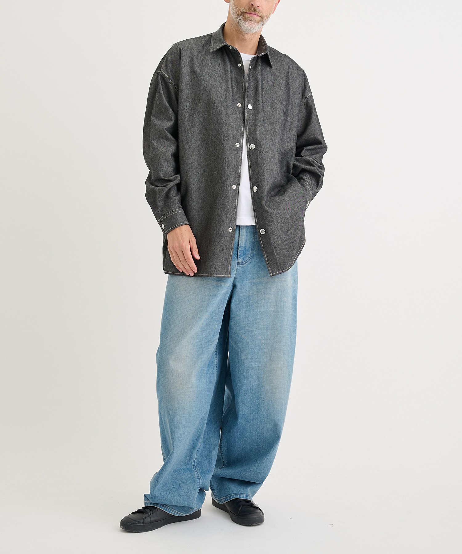 RERACS BARREL DENIM PANTS THE RERACS