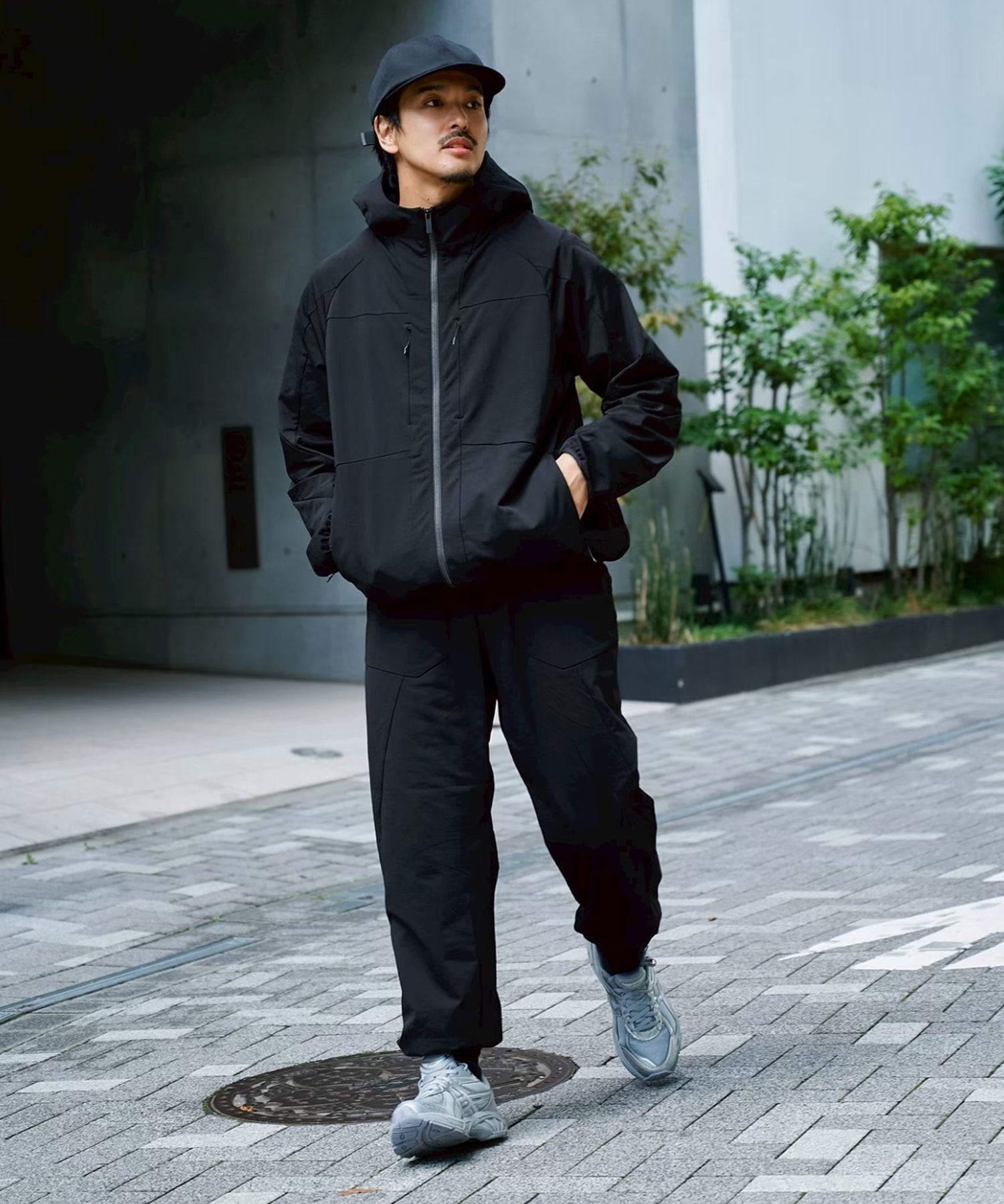 別注BLK SUPER LIGHT SWEAT PANTS White Mountaineering