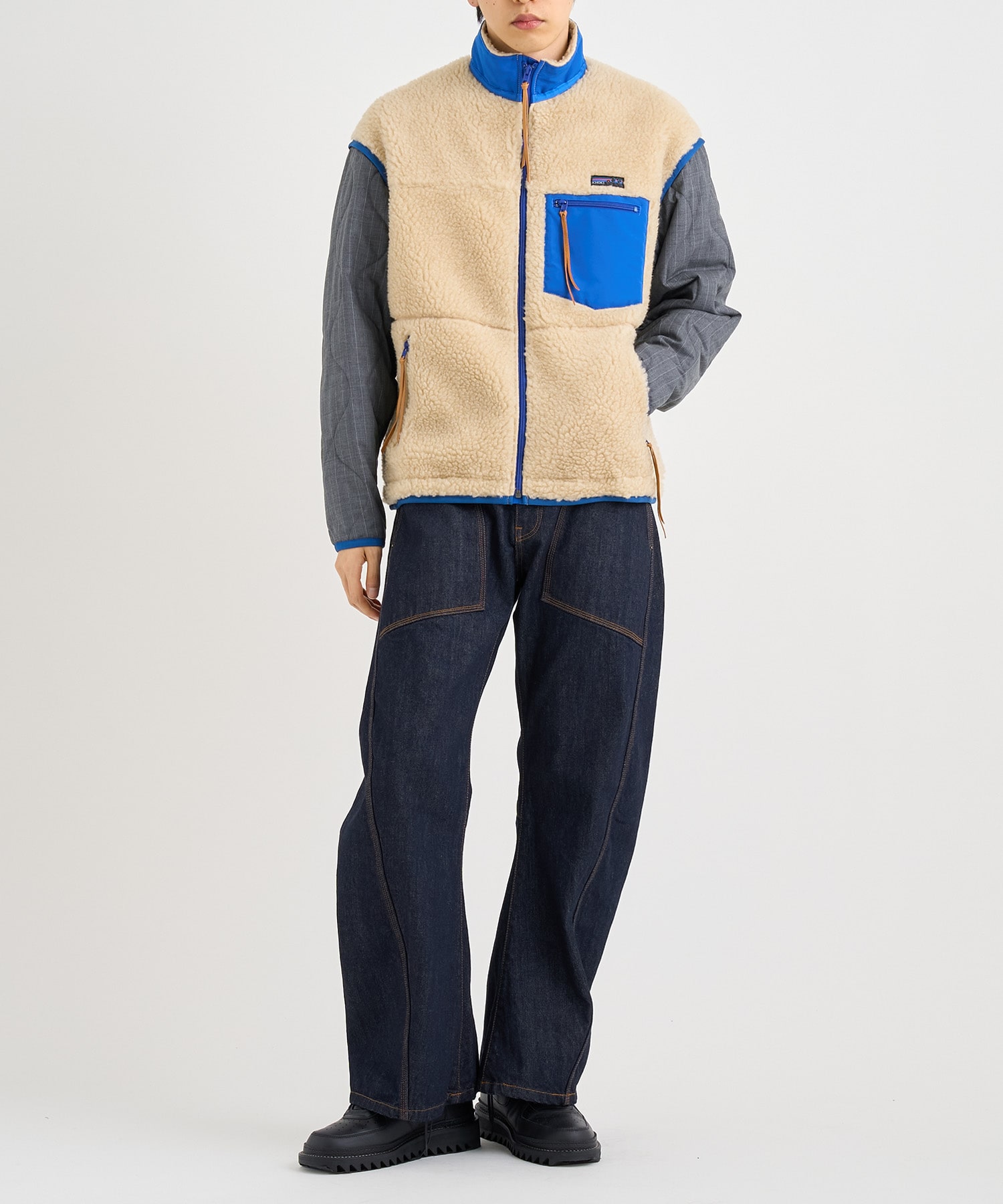 Freece-texture jacket 