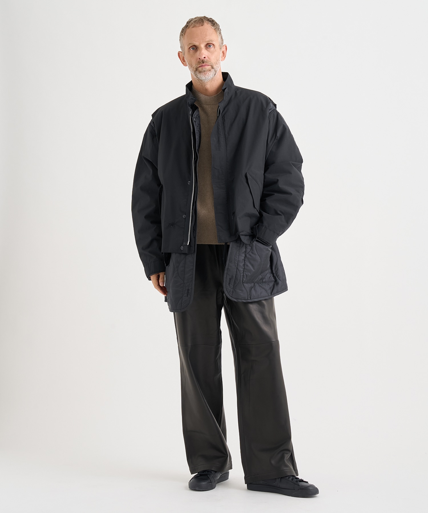 Connected Military Blouson | yoke
