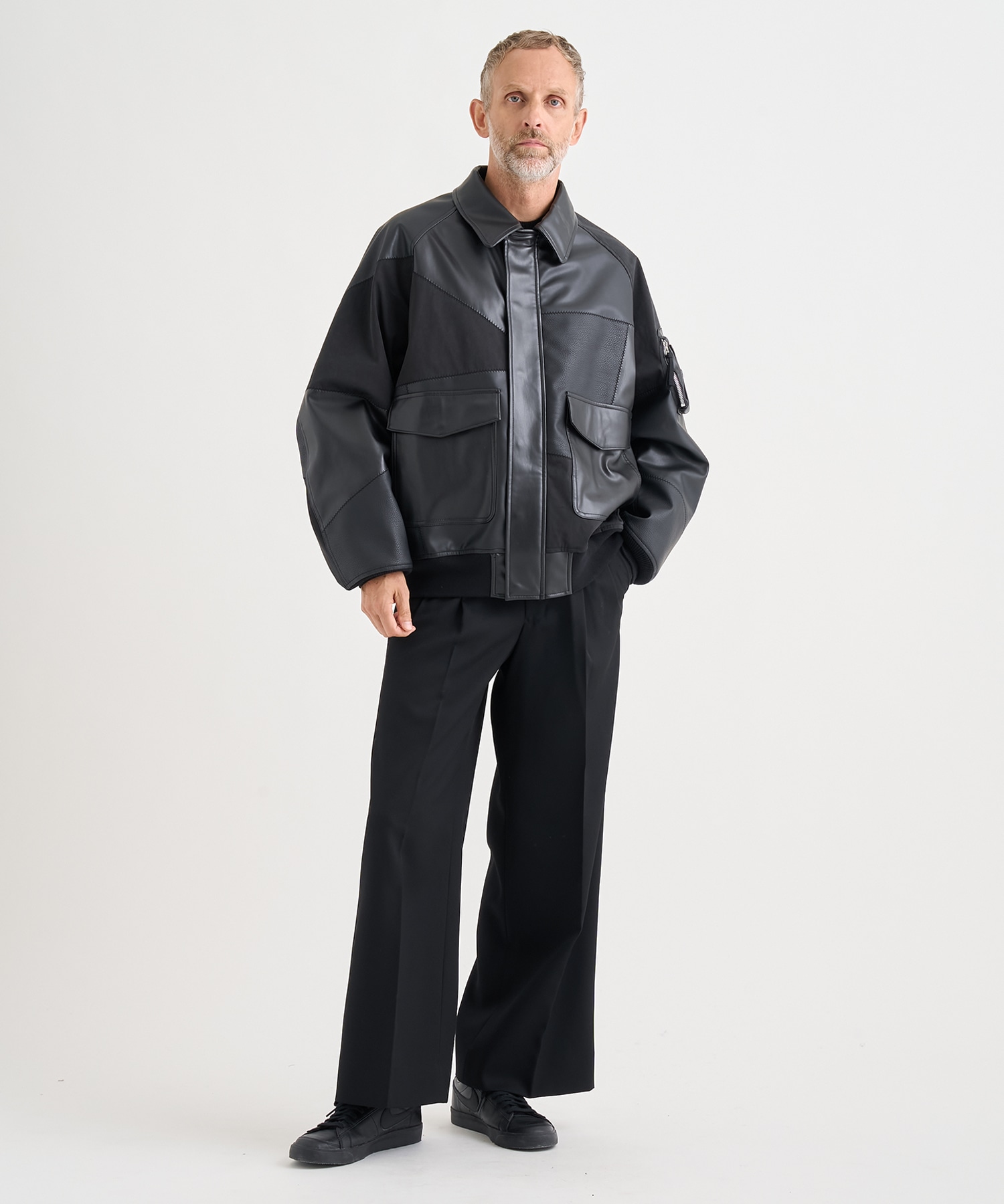 HP-J011-051 LEATHER JACKET COMME des GARCONS HOMME