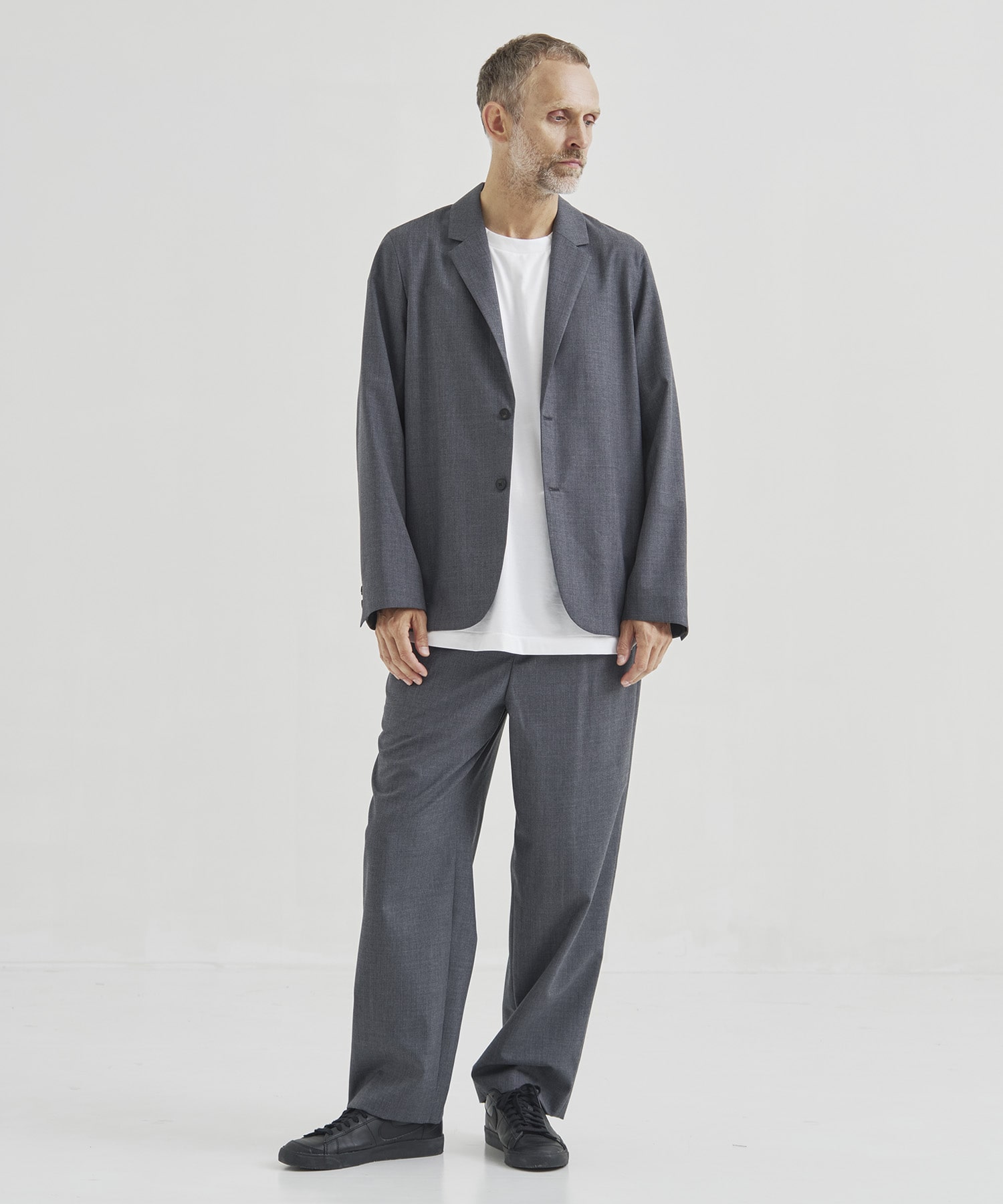 WOOL TORPICAL TAILORED JACKET ATON