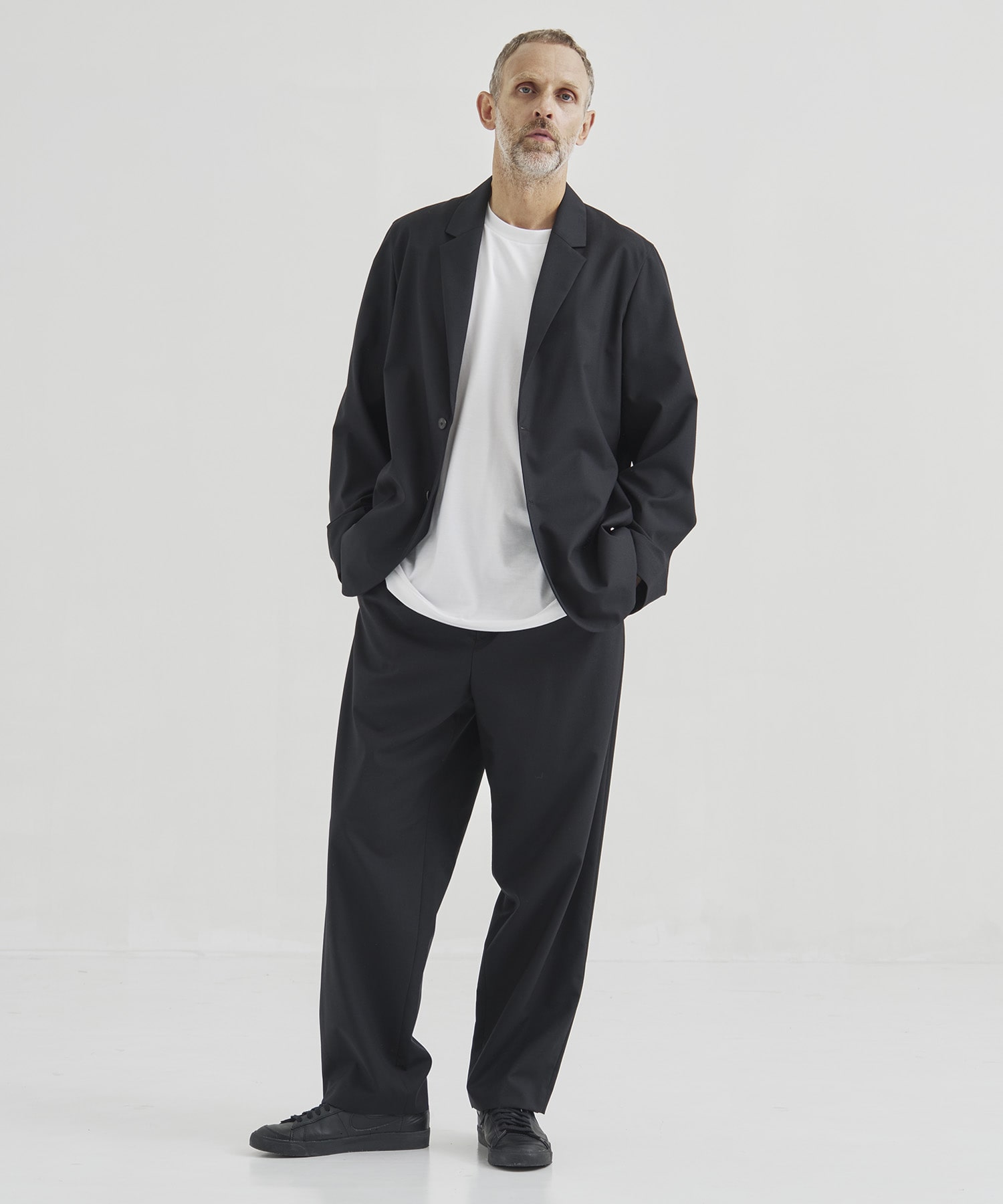 WOOL TORPICAL TAILORED JACKET ATON
