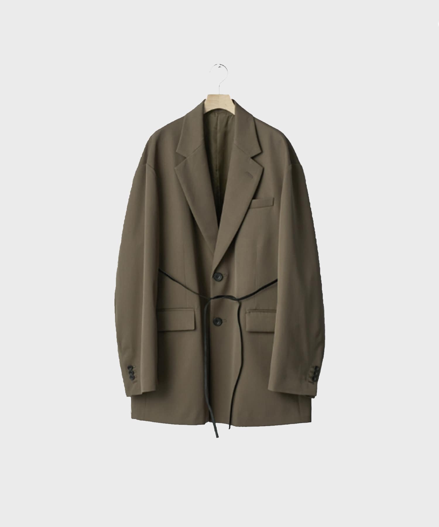 OVERSIZED SINGLE BREASTED LONG JACKET ssstein