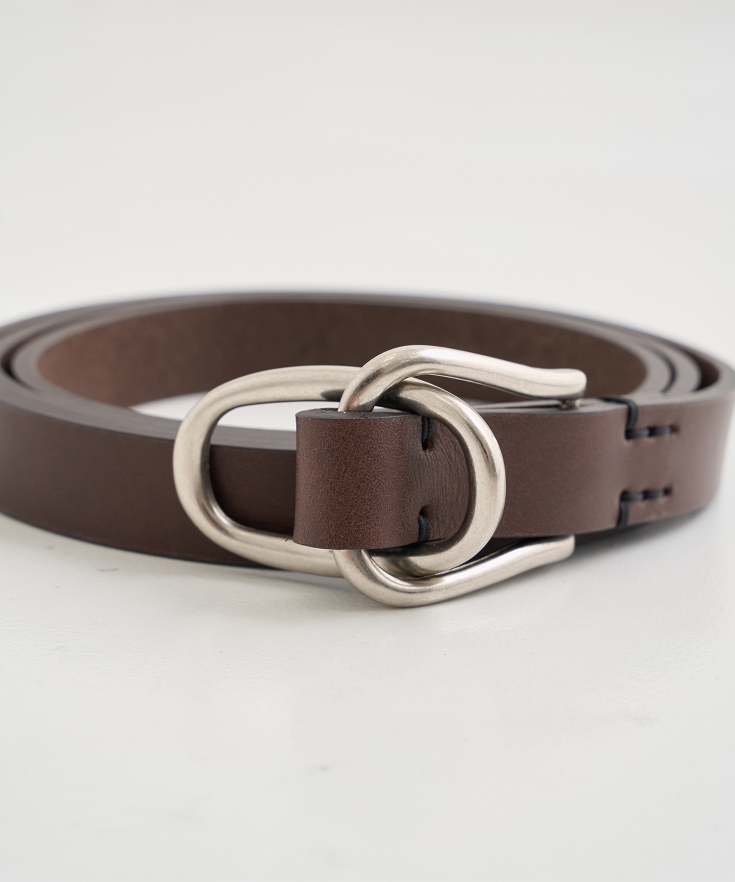 Double Buckel Leather Belt YOKE