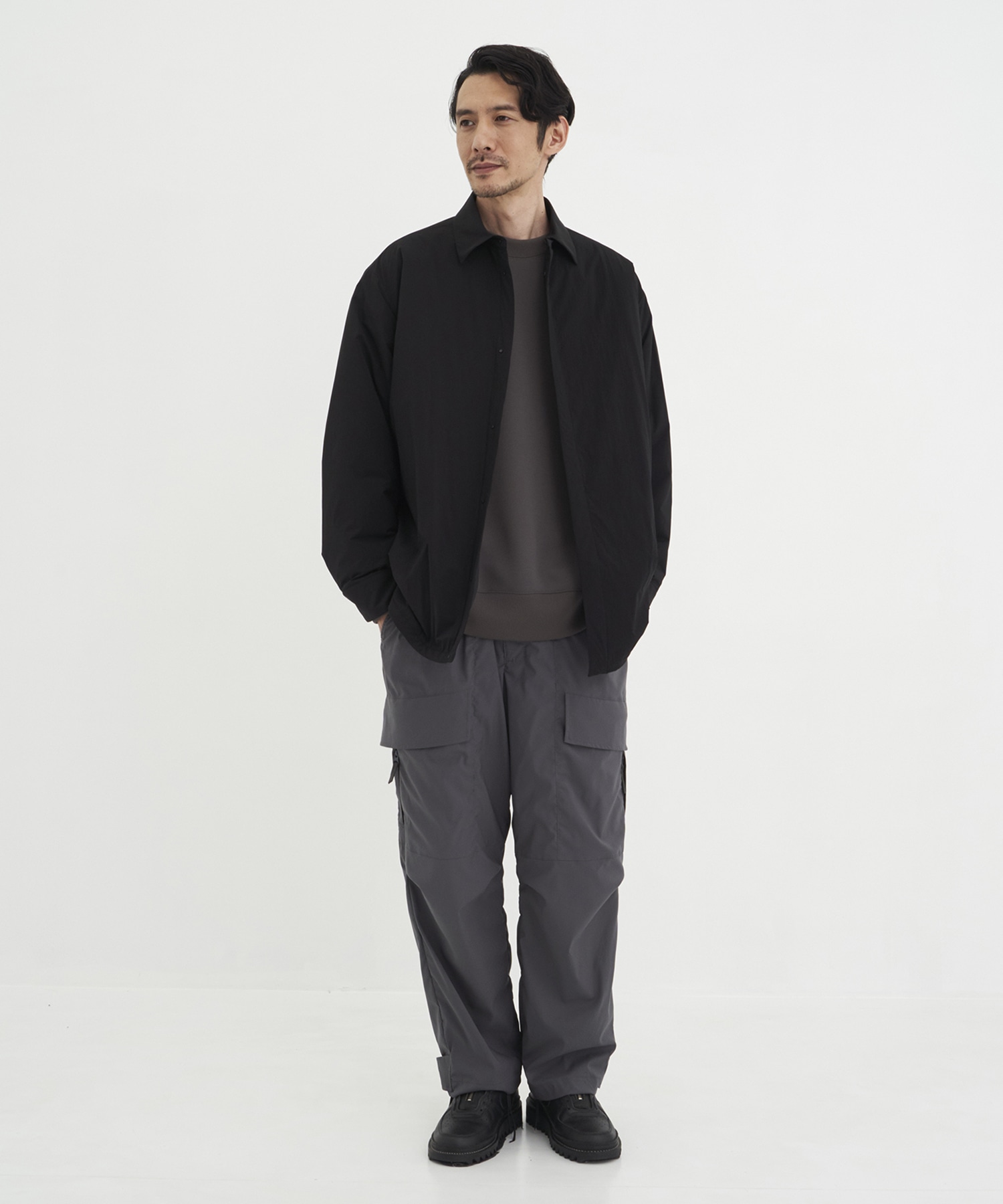 2252-BL20-003 PADDED OVERSHIRT N.HOOLYWOOD