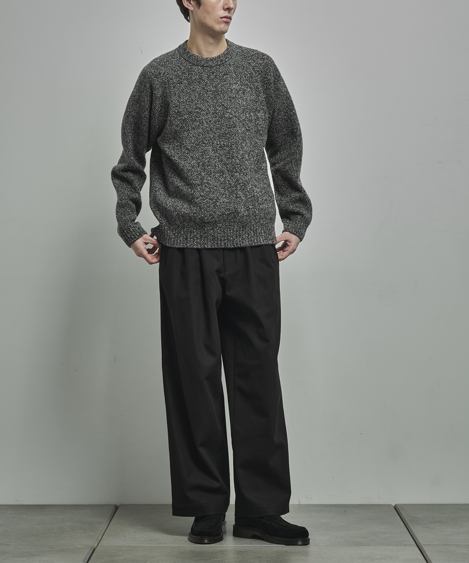 LAMBS WOOL CREWNECK SWEATER ATON