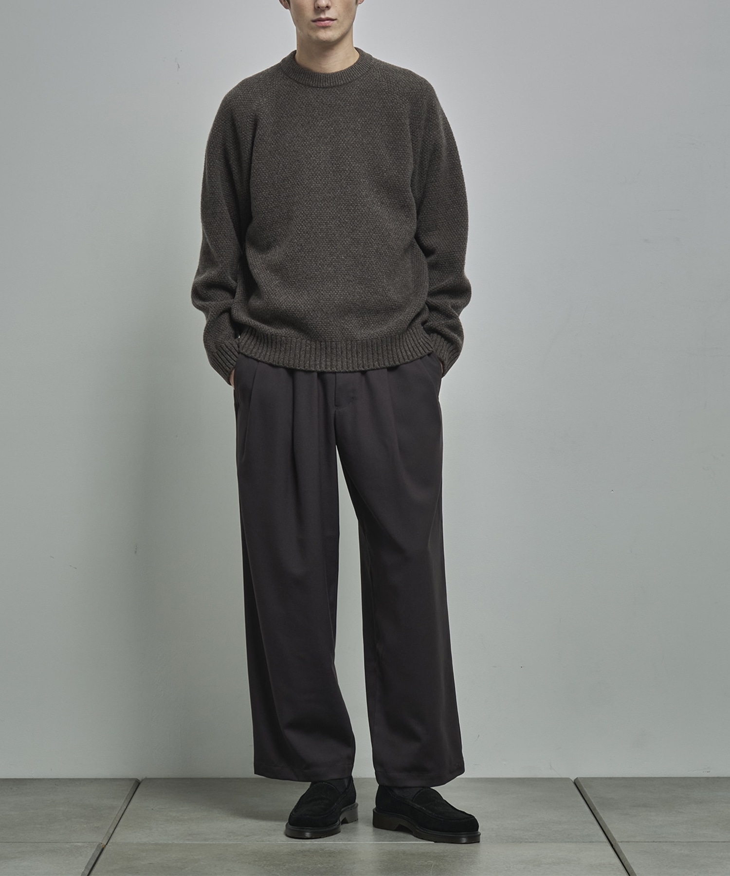 LAMBS WOOL CREWNECK SWEATER ATON