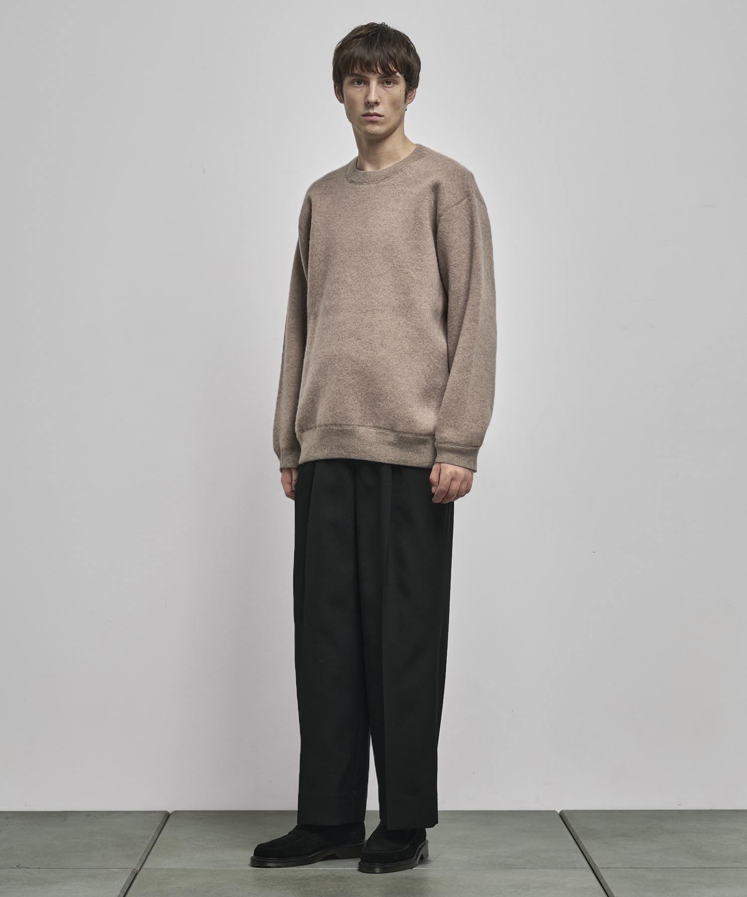 【MENS】CASHMERE REVERSIBLE PULLOVER CASHMERE CASHMERE