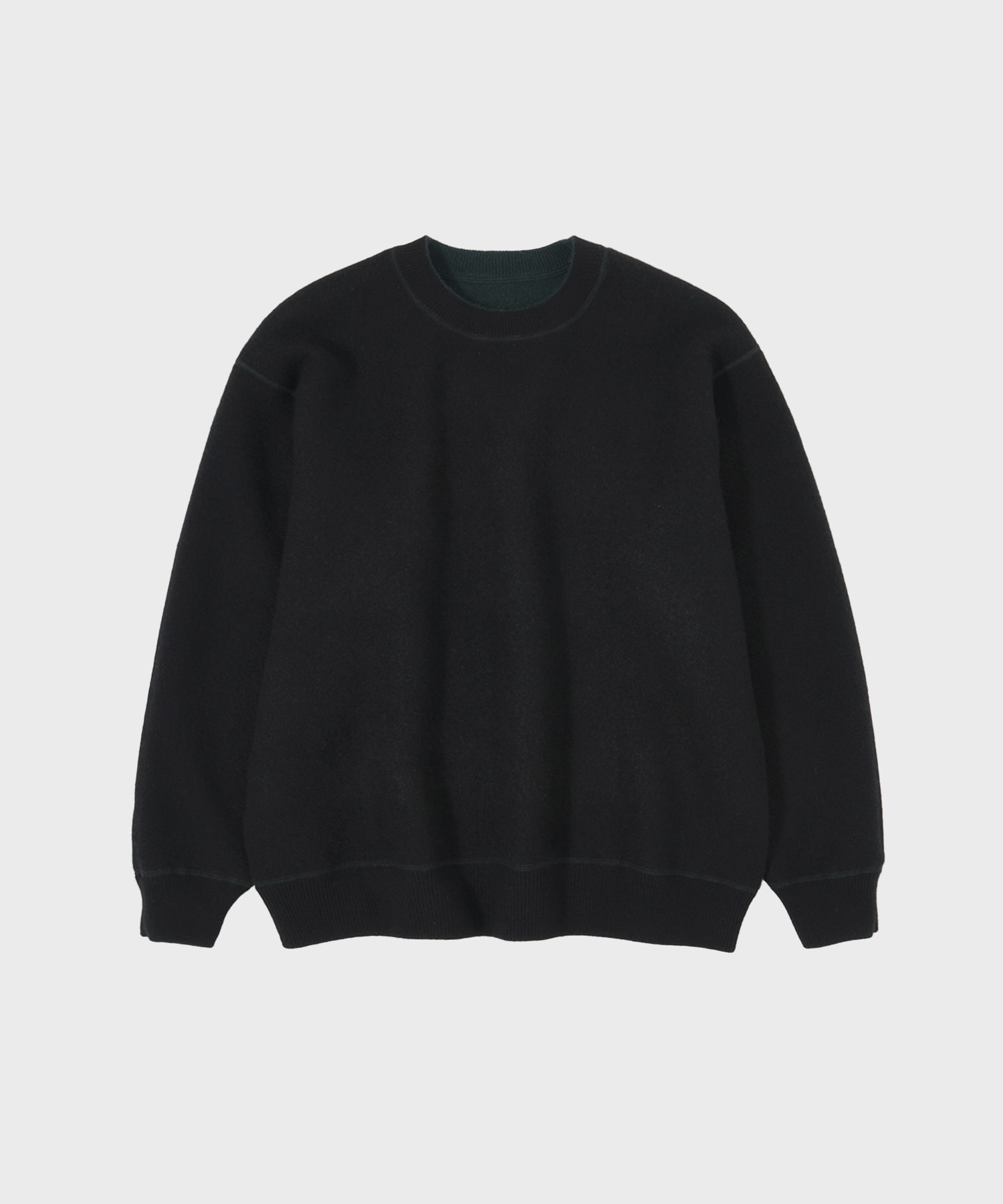 CASHMERE REVERSIBLE PULLOVER CASHMERE CASHMERE