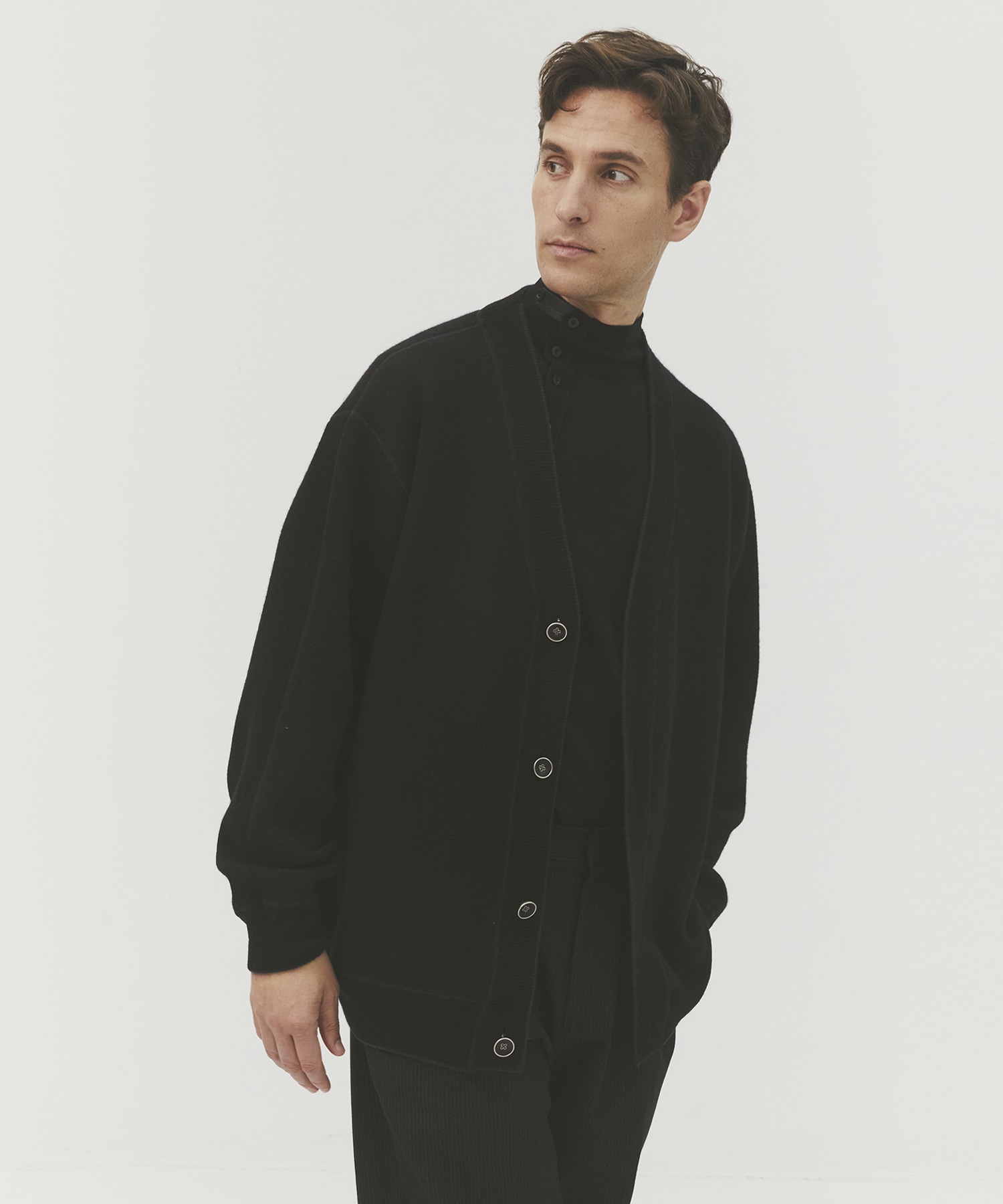 【MENS】CASHMERE REVERSIBLE CARDIGAN CASHMERE CASHMERE