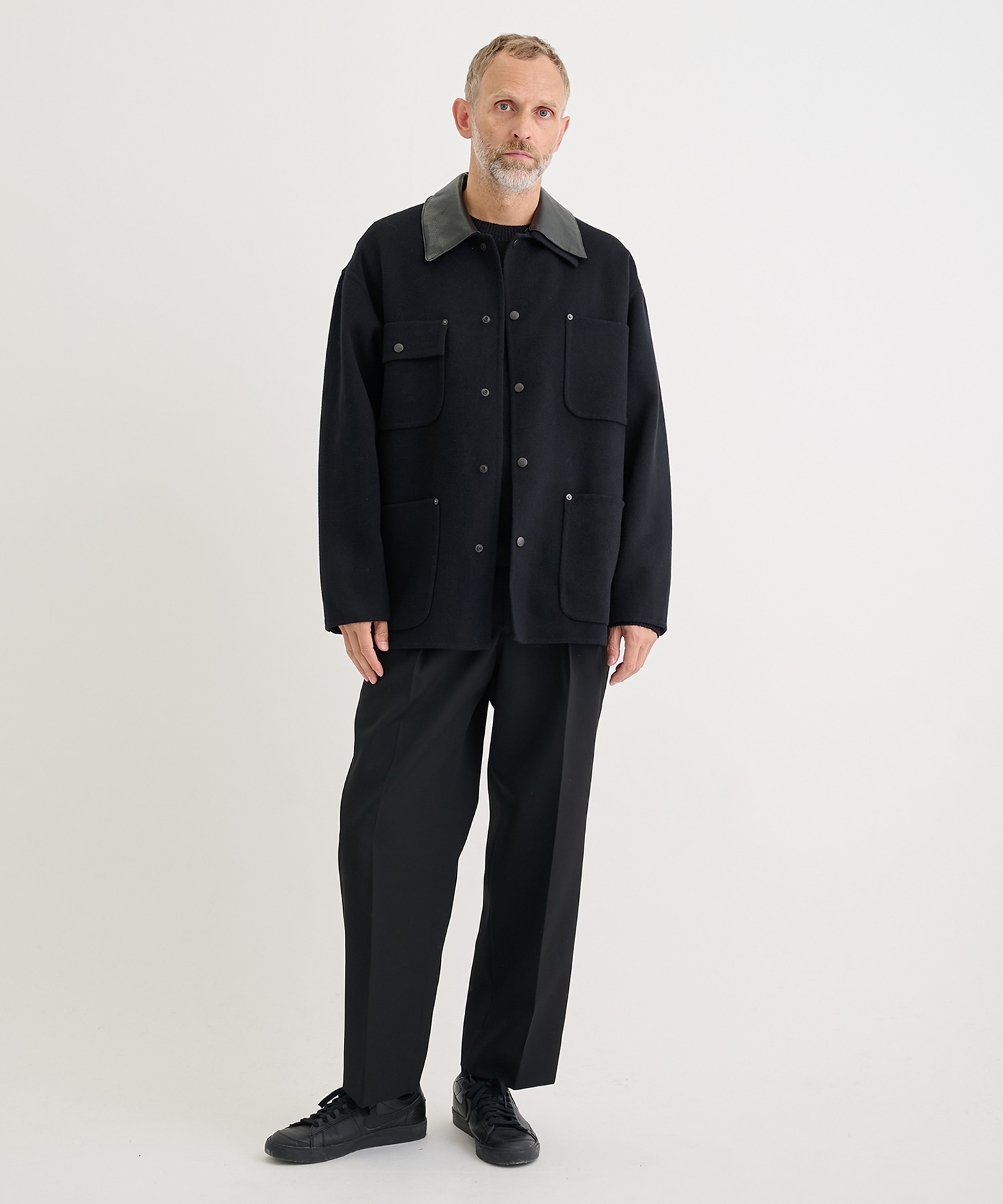 ジャケット・アウター YAECA melton wool coverall jacket 専用 YAECA melton wool coverall jacket - メルカリ