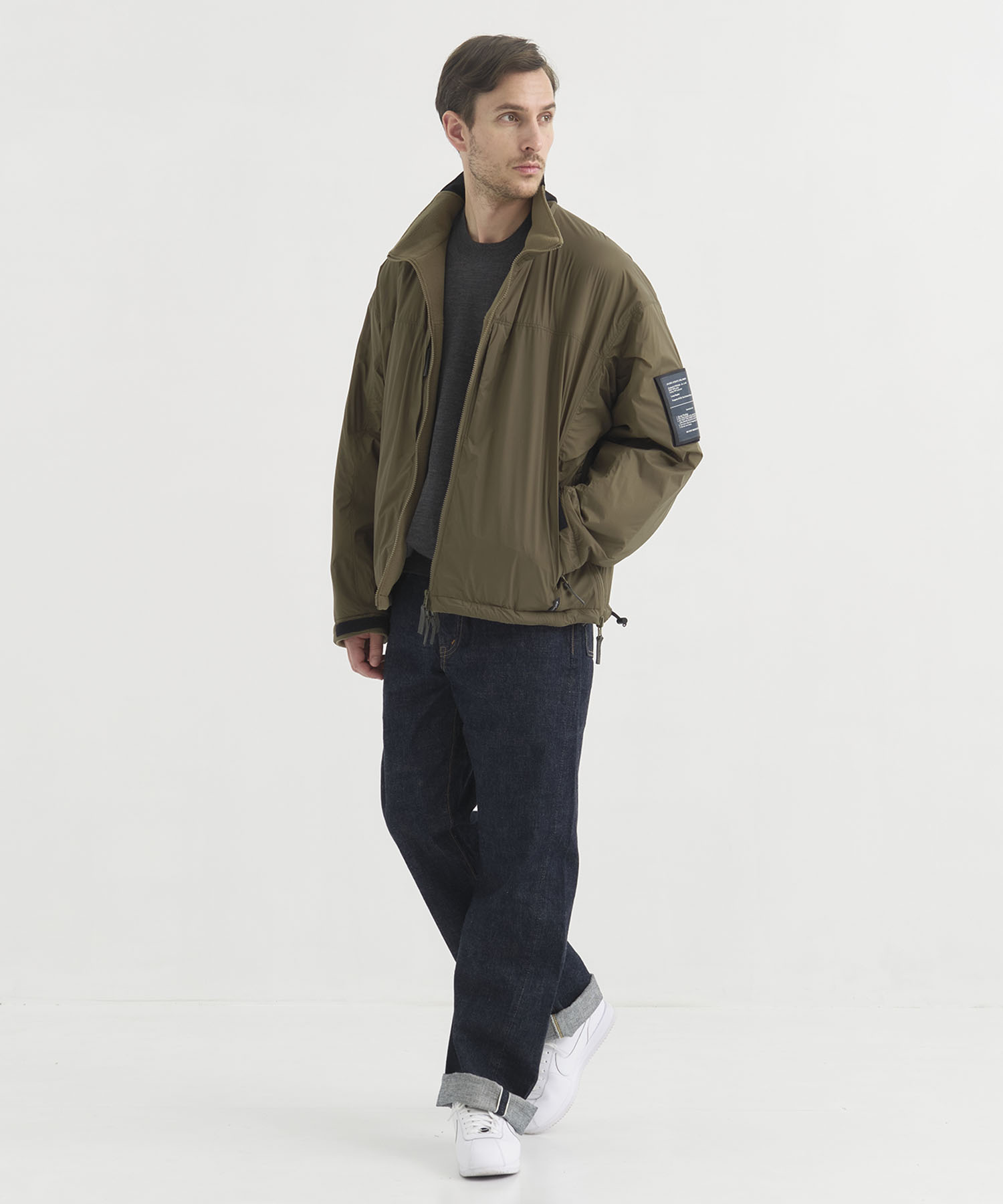 ×WILD THINGS 9252-BL01-003 REVERSIBLE OVERSHIRT N.HOOLYWOOD