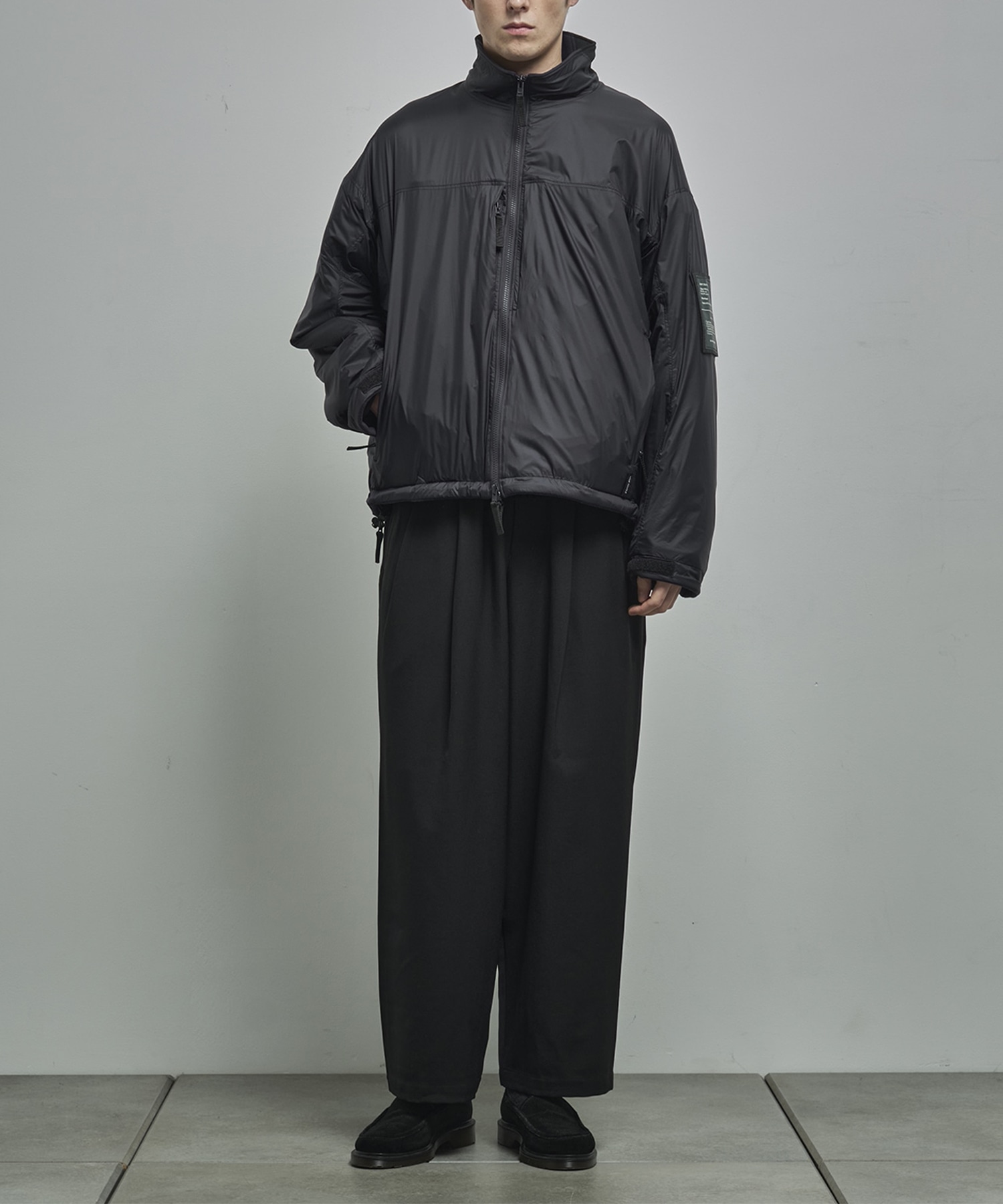 ×WILD THINGS 9252-BL01-003 REVERSIBLE OVERSHIRT N.HOOLYWOOD