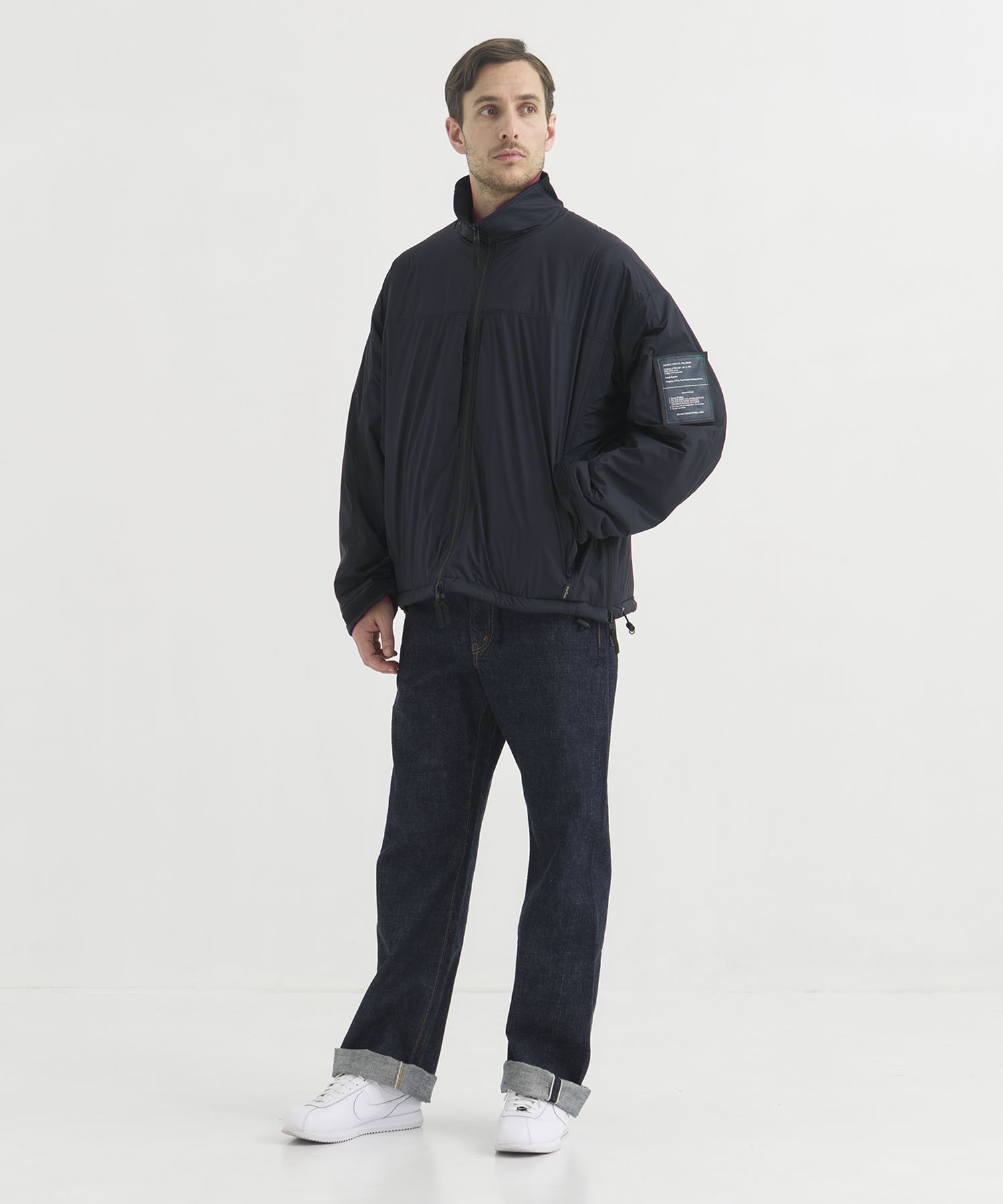 ×WILD THINGS 9252-BL01-003 REVERSIBLE OVERSHIRT N.HOOLYWOOD