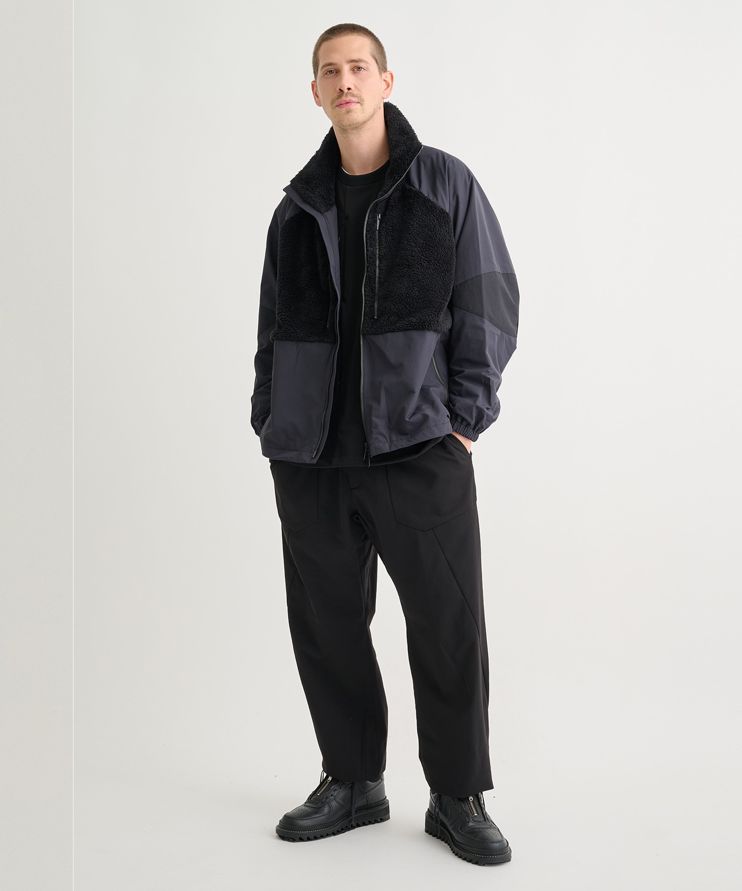 別注BLK FLEECE BLOUSON White Mountaineering