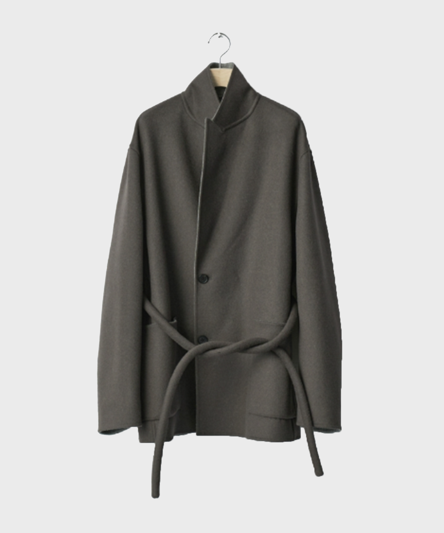 WOOL/CASHMERE REVERSIBLE PEAK LAPEL JACKET ssstein