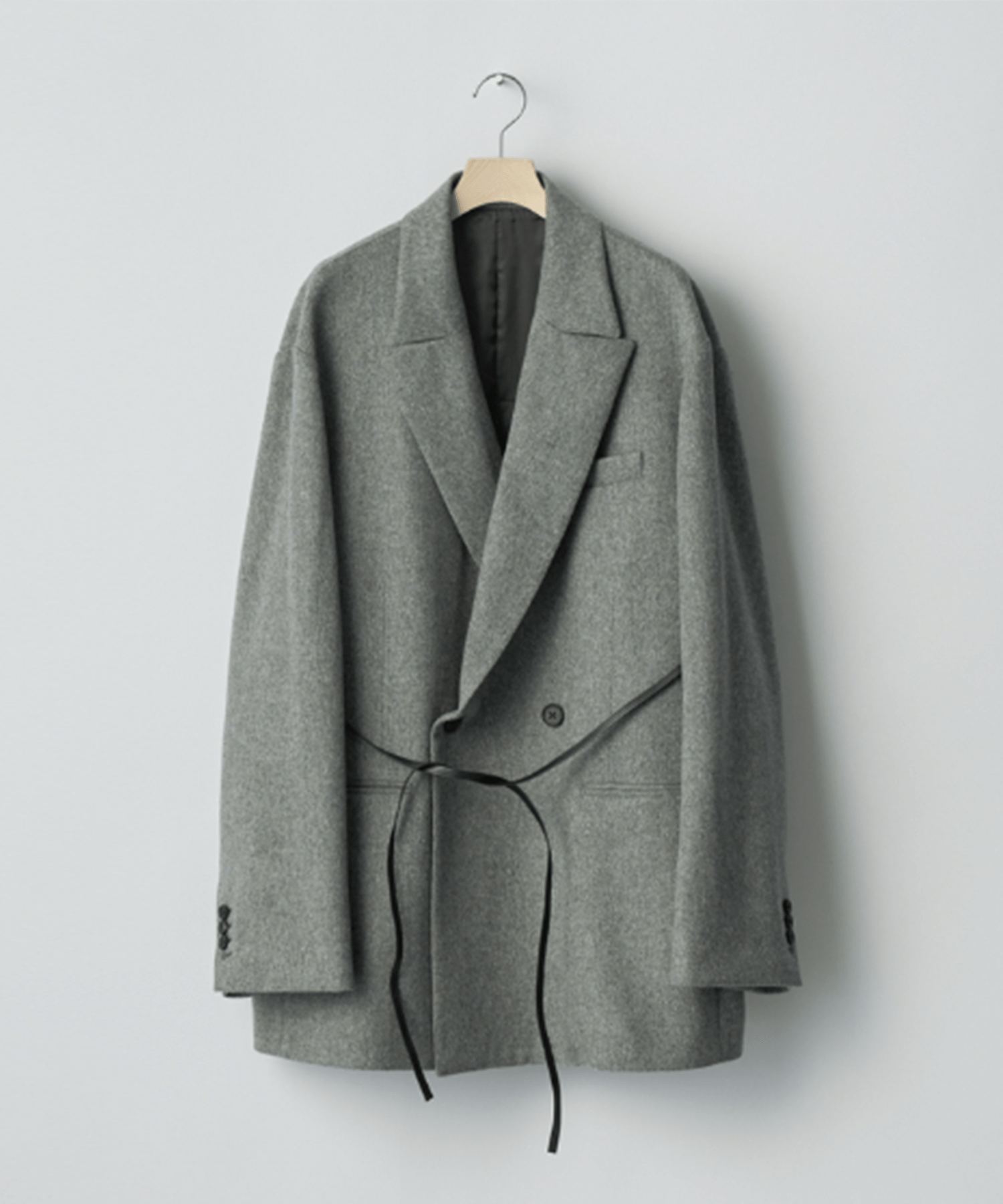 W/CA BEAVER BACK SLASH PEAK LAPEL JACKET ssstein
