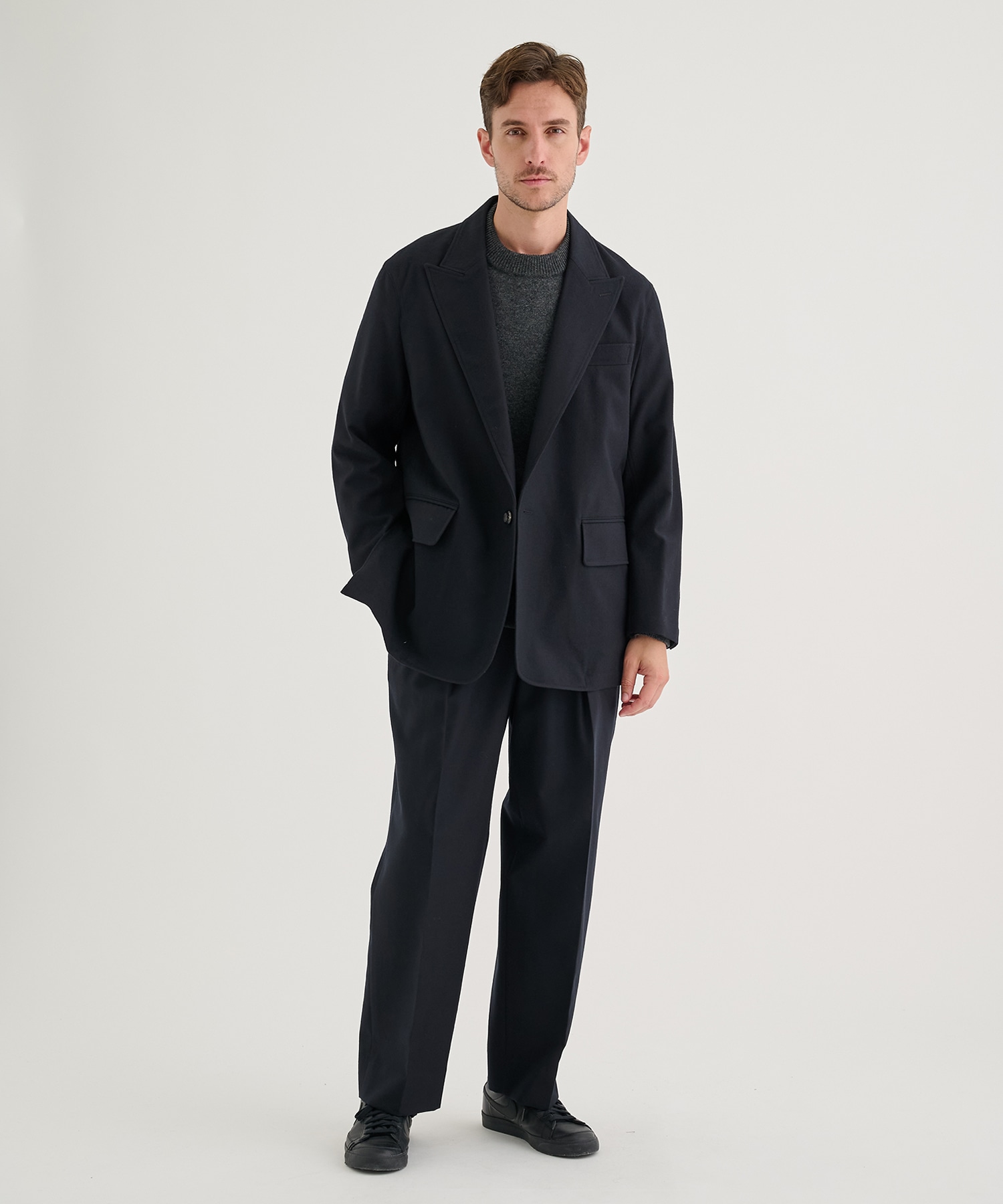 THE PEAKED LAPEL EASY JACKET THE RERACS