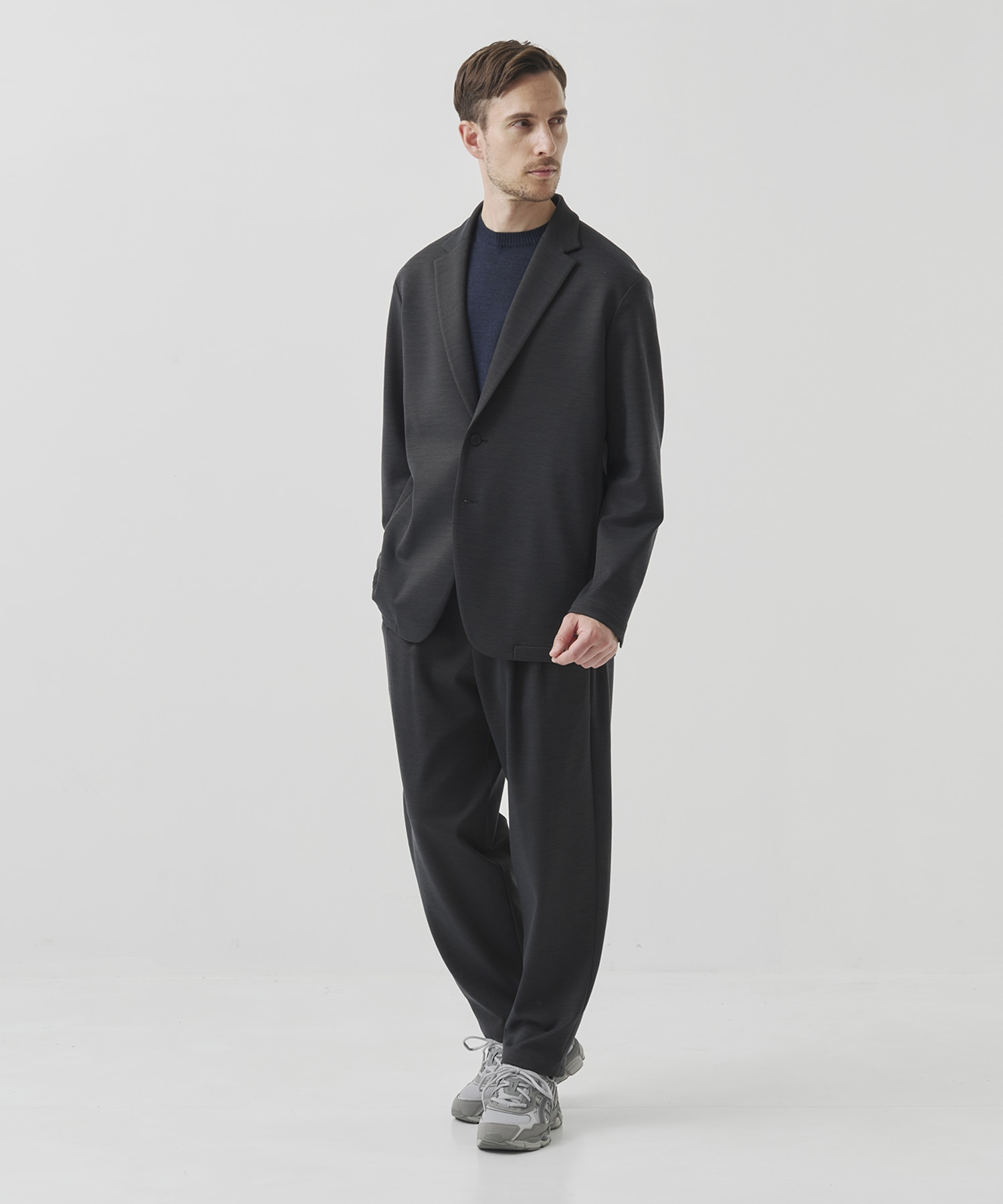 Washable Super180s Strech Ponch Box Jacket THE TOKYO