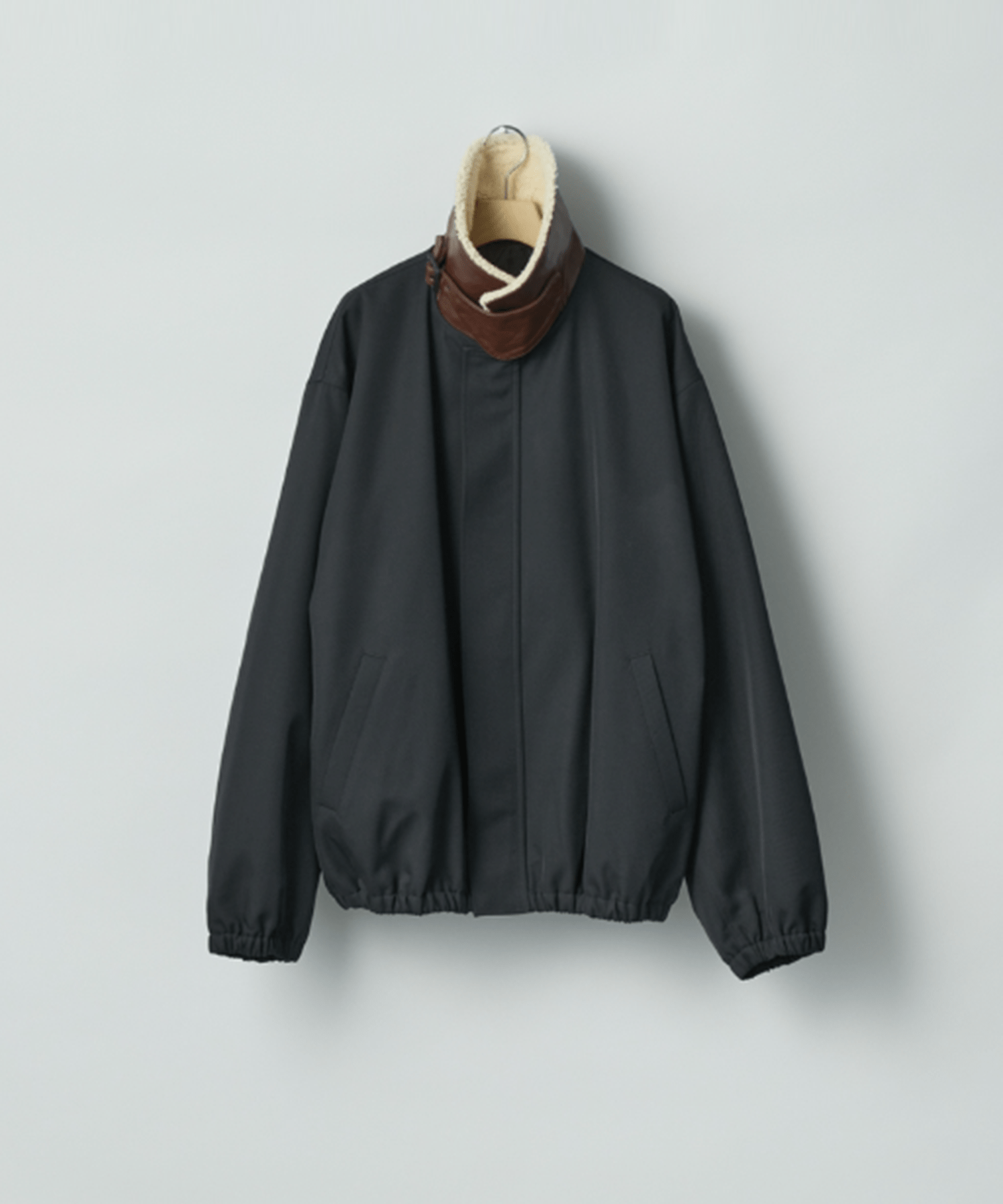 MOUTON COLLAR PADDED JACKET ssstein