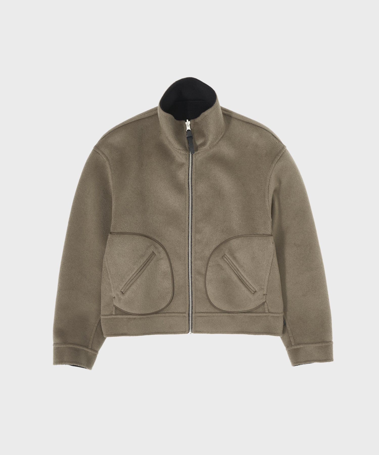 【MENS】CASHMERE REVERSIBLE STAND ZIP BLOUSON CASHMERE CASHMERE