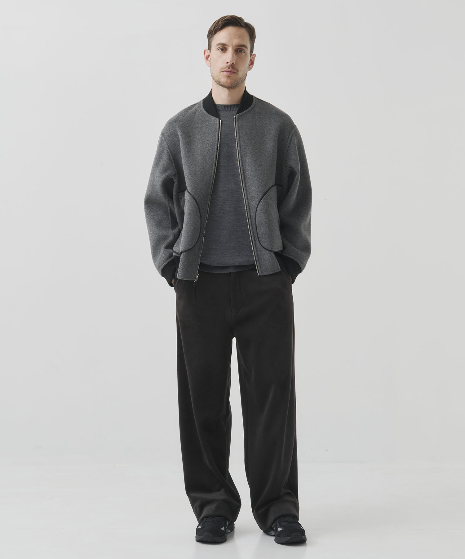 CASHMERE/SILK/WOOL MA-1 CASHMERE CASHMERE