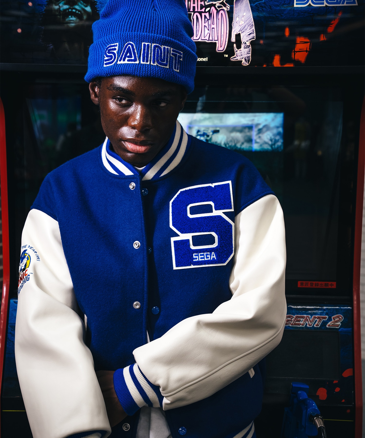 SM-HR1-0000-C66 KNIT CAP SAINT MXXXXXX