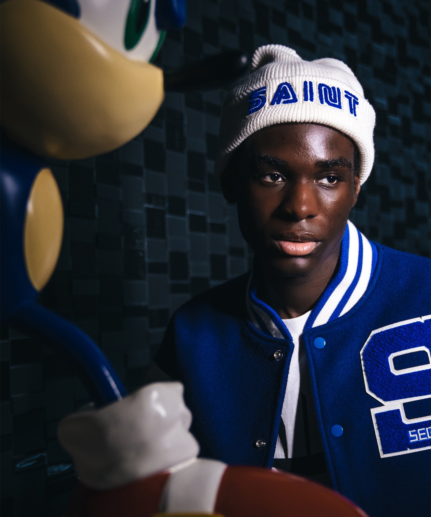 SM-HR1-0000-C67 KNIT CAP SAINT MXXXXXX