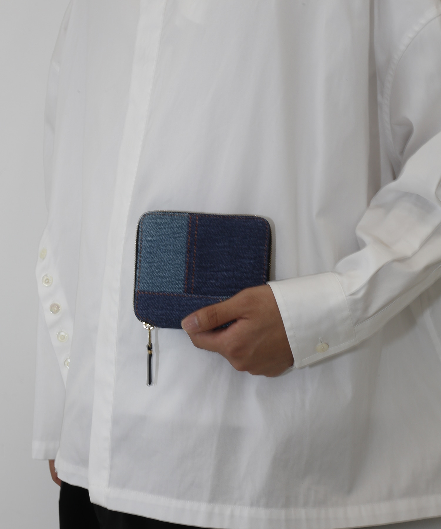 DENIM POCKET FOLD ZIP WALLET Wallet Comme des Garcons